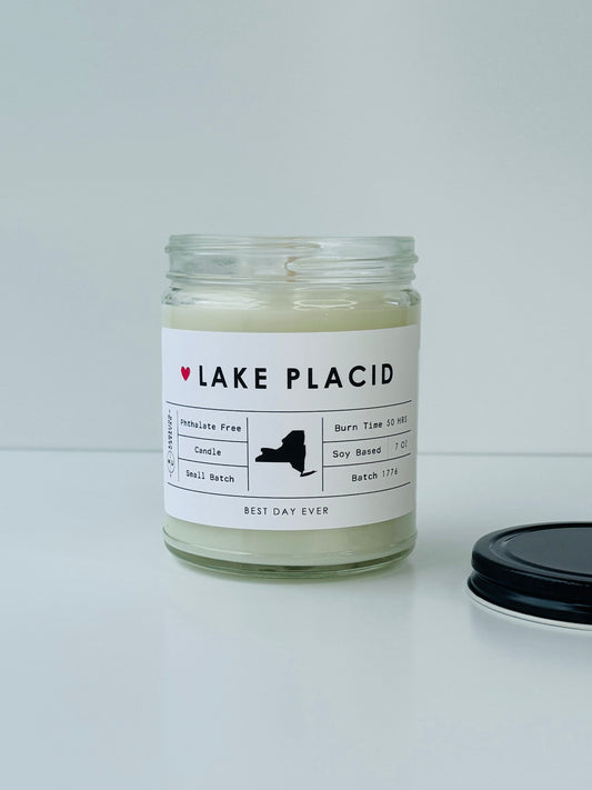 Lake Placid, New York Candle