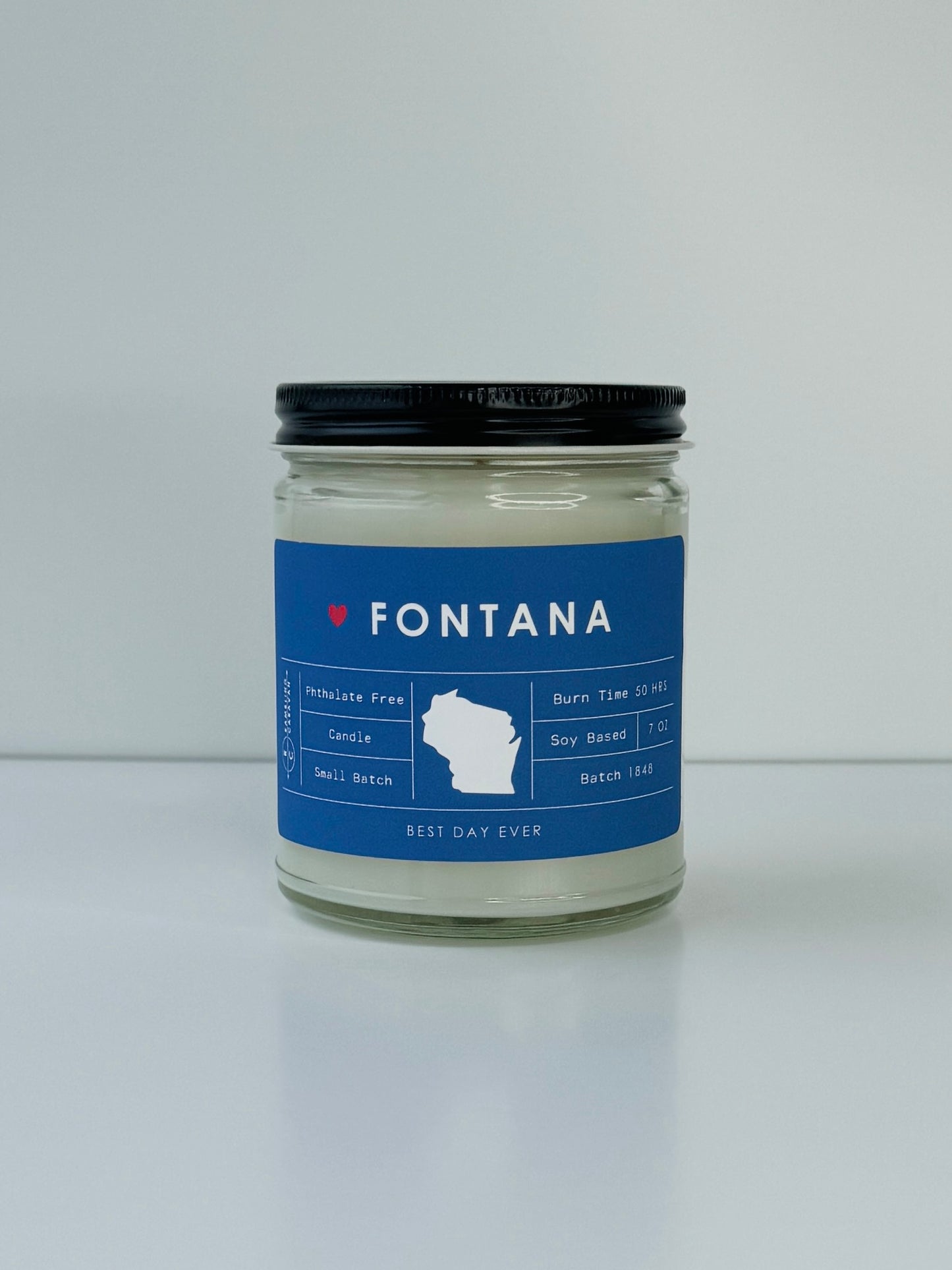 Fontana, Wisconsin Candle