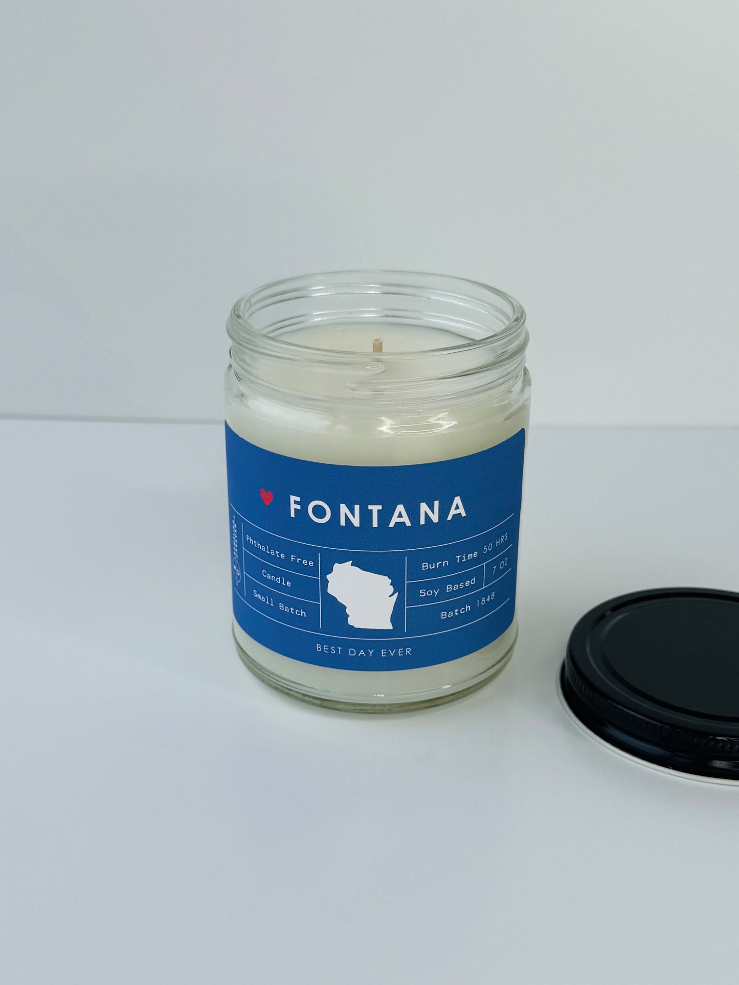 Fontana, Wisconsin Candle