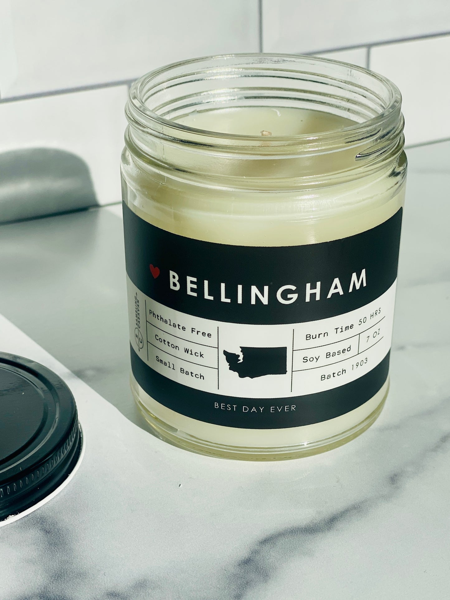 Bellingham, WA Candle