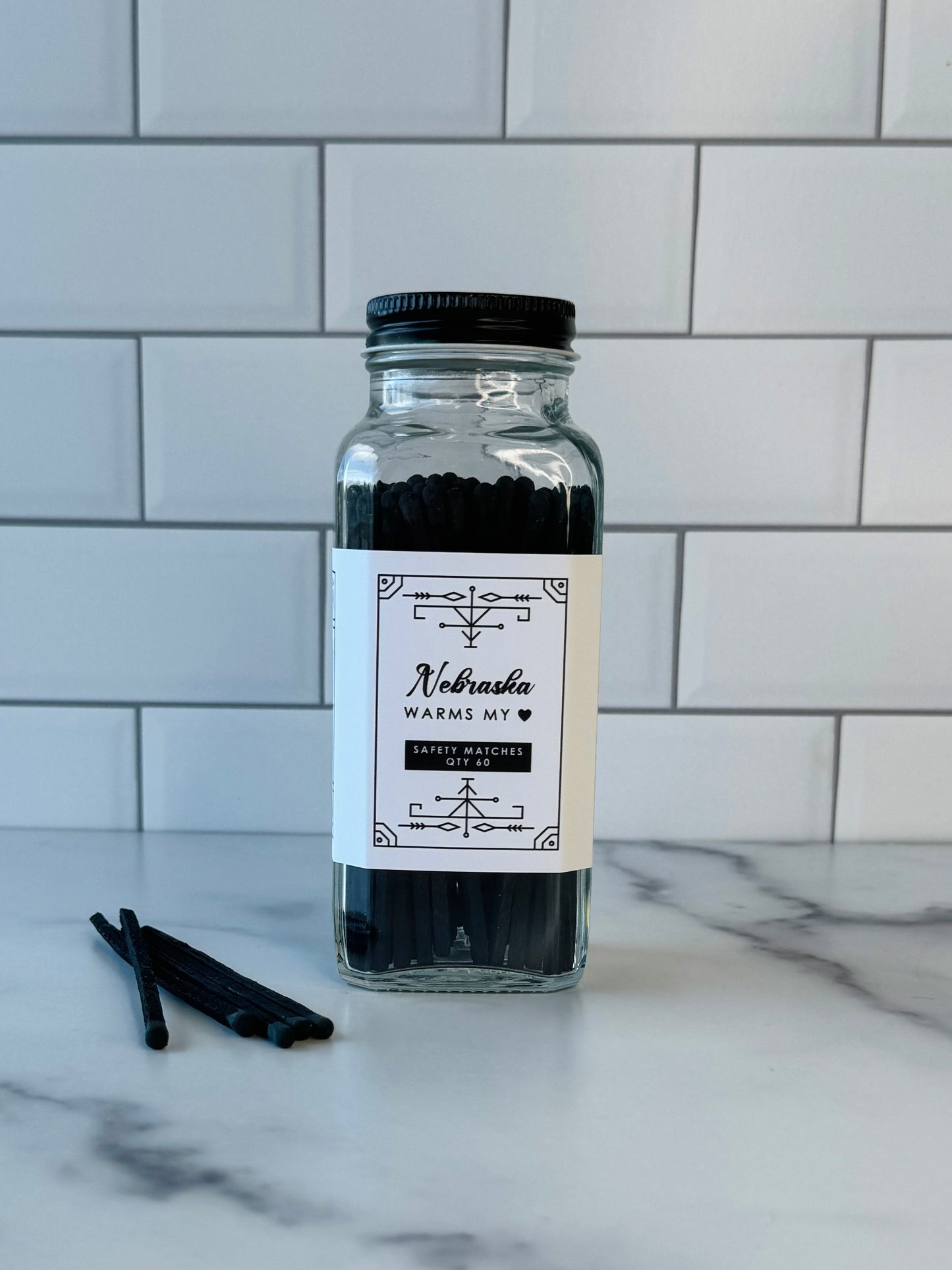 Nebraska Safety Matches - Nebraska Warms My Heart