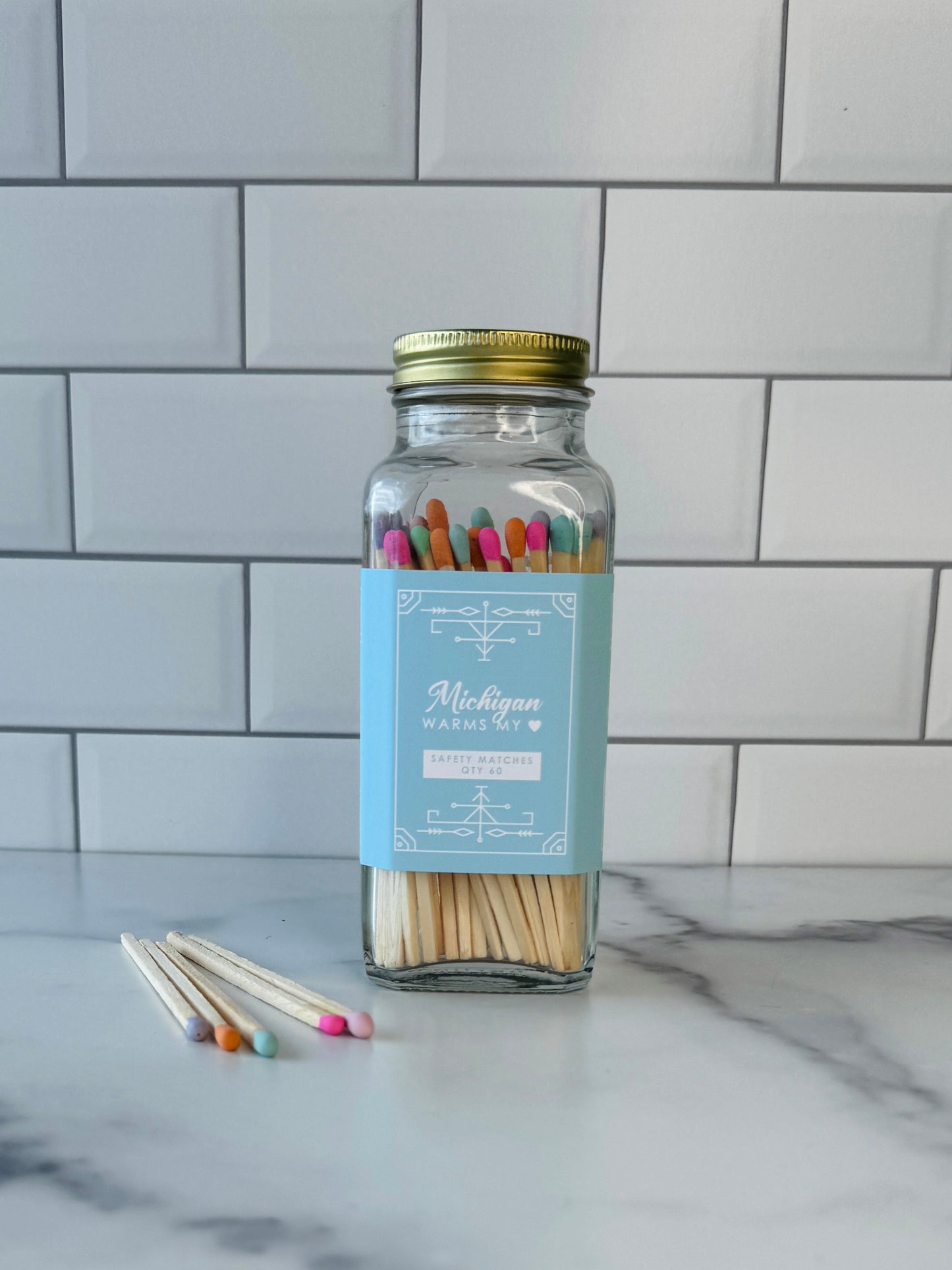 Michigan Safety Matches - Michigan Warms My Heart