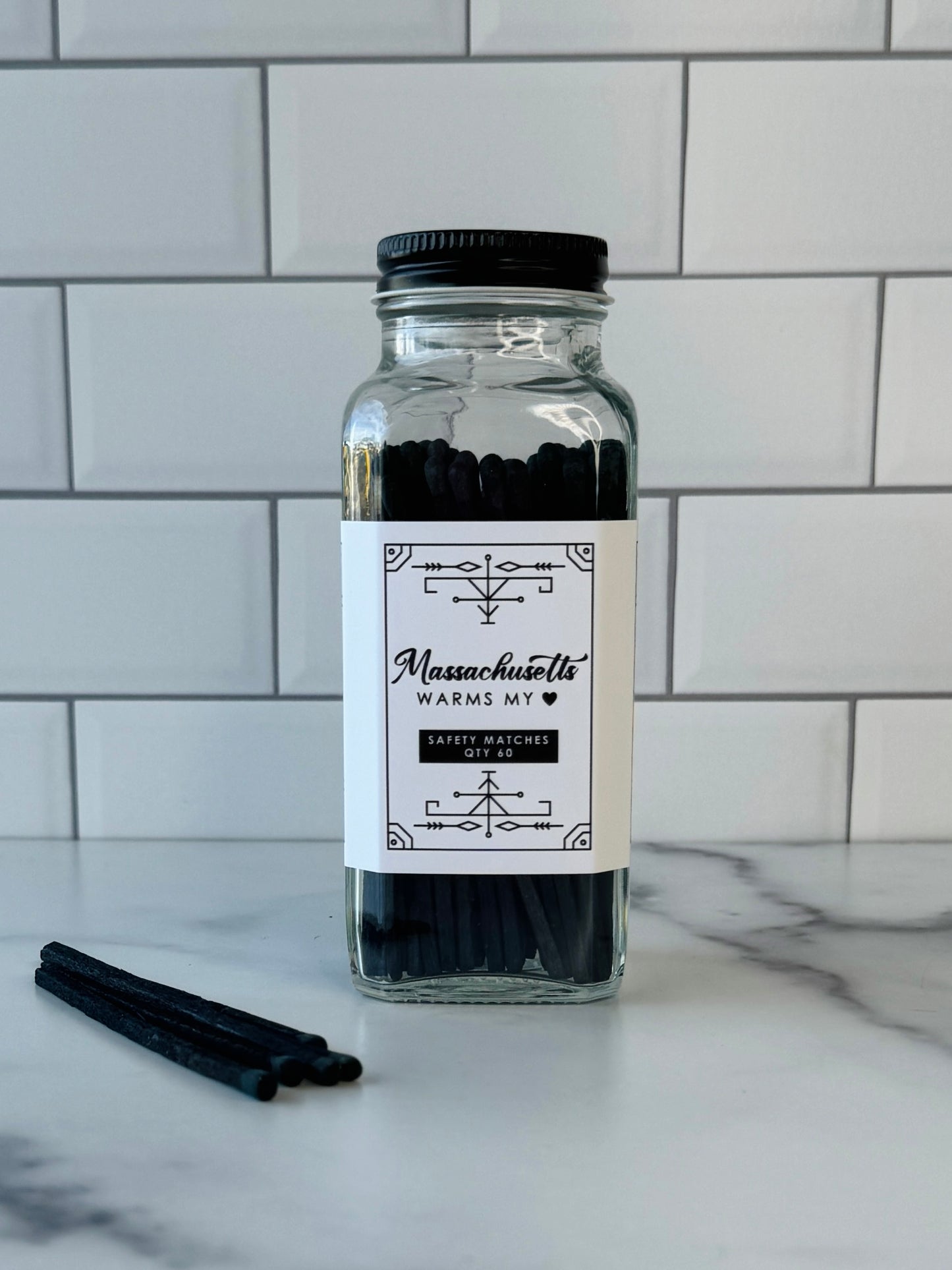 Massachusetts Safety Matches - Massachusetts Warms My Heart