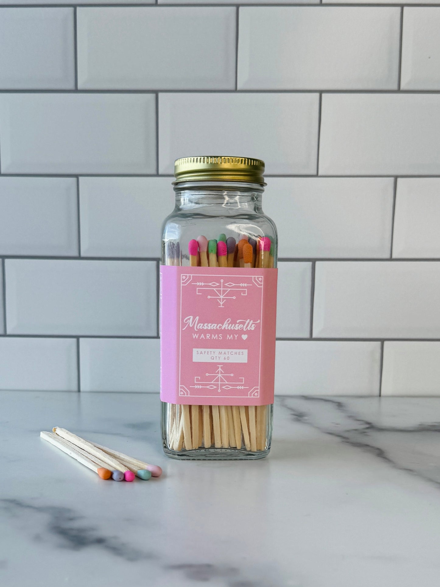 Massachusetts Safety Matches - Massachusetts Warms My Heart