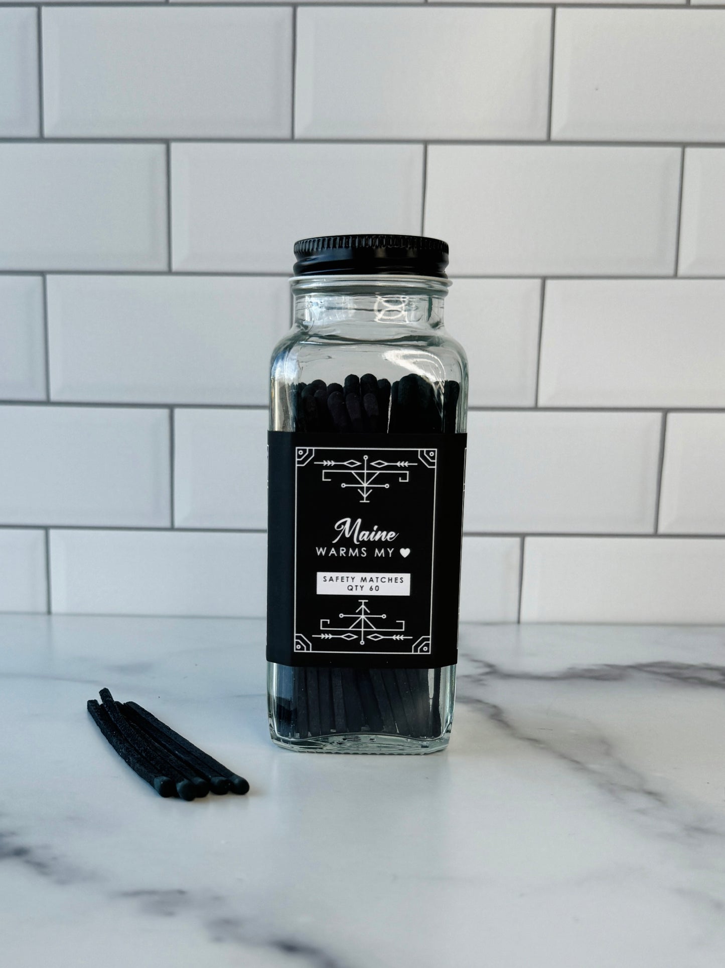 Maine Safety Matches - Maine Warms My Heart