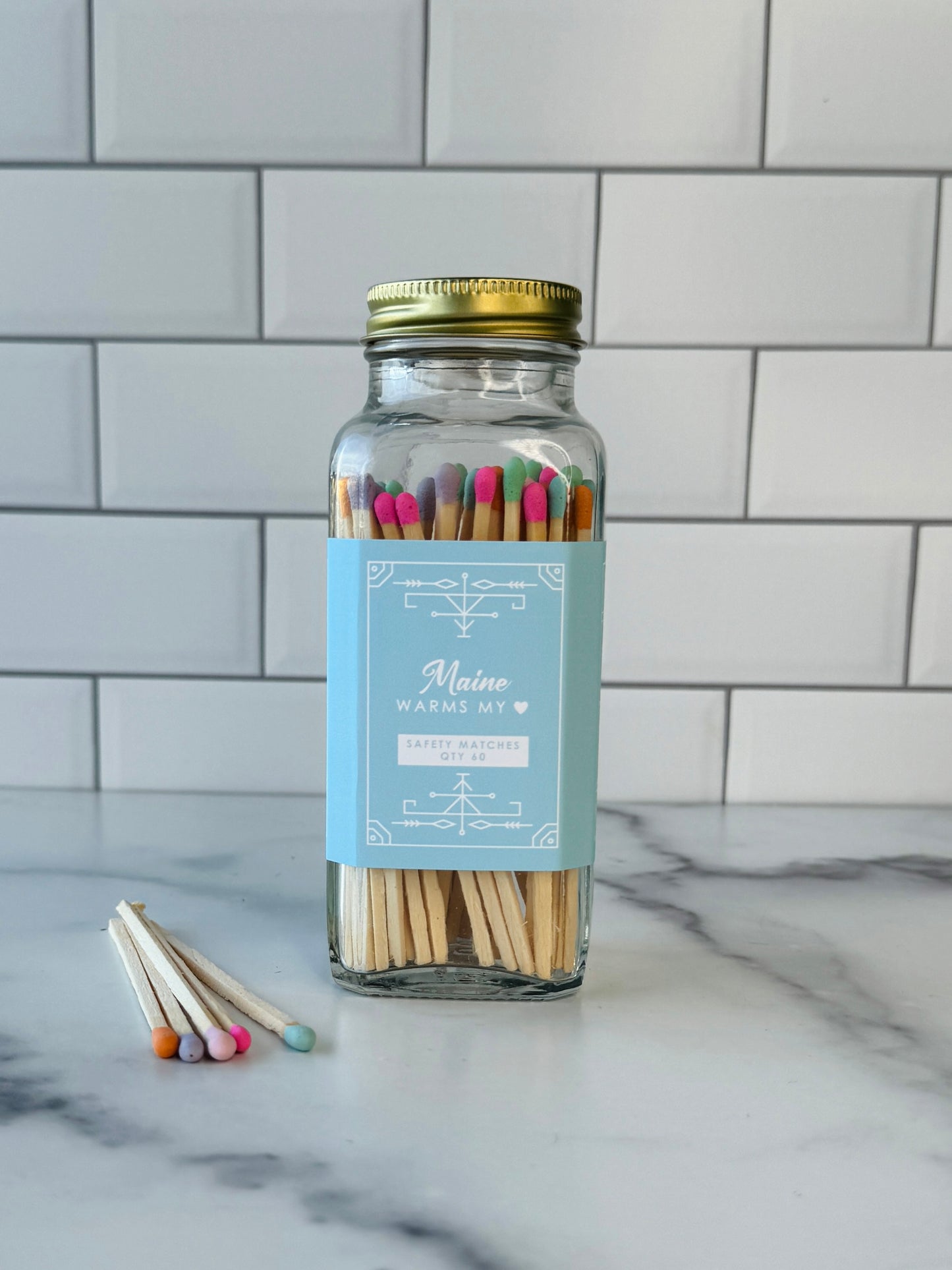 Maine Safety Matches - Maine Warms My Heart