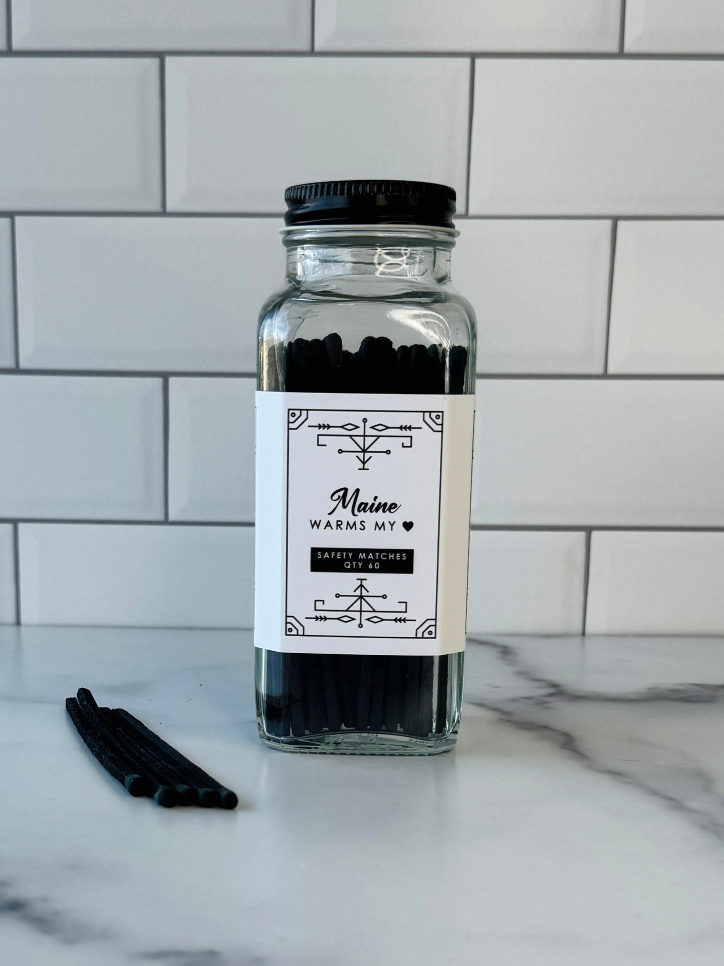 Maine Safety Matches - Maine Warms My Heart