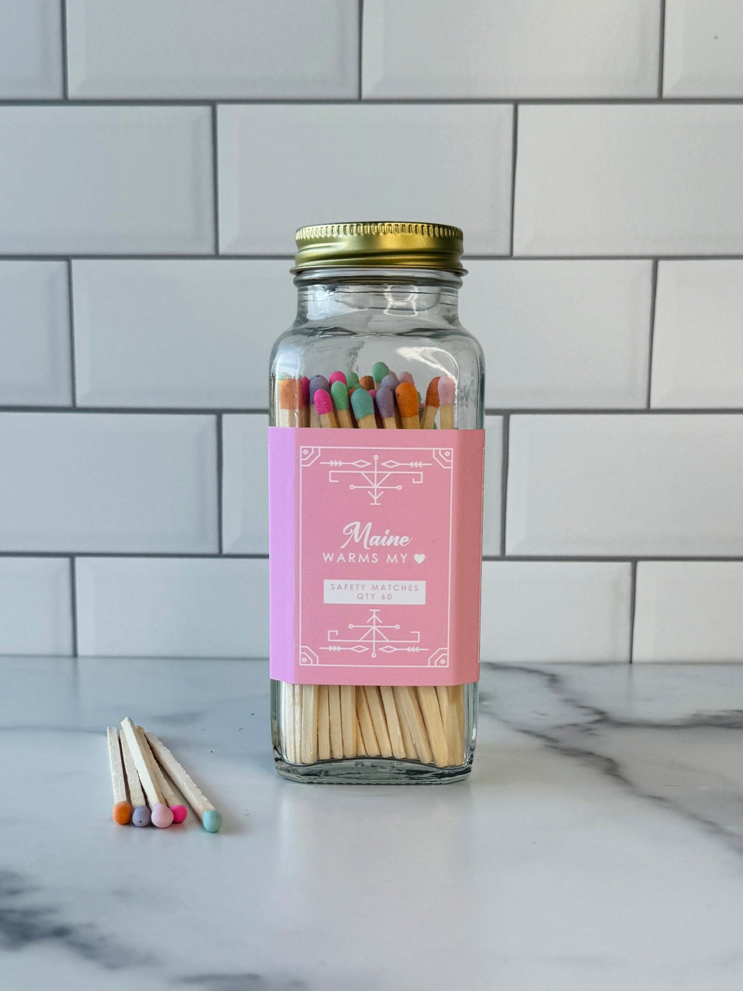 Maine Safety Matches - Maine Warms My Heart