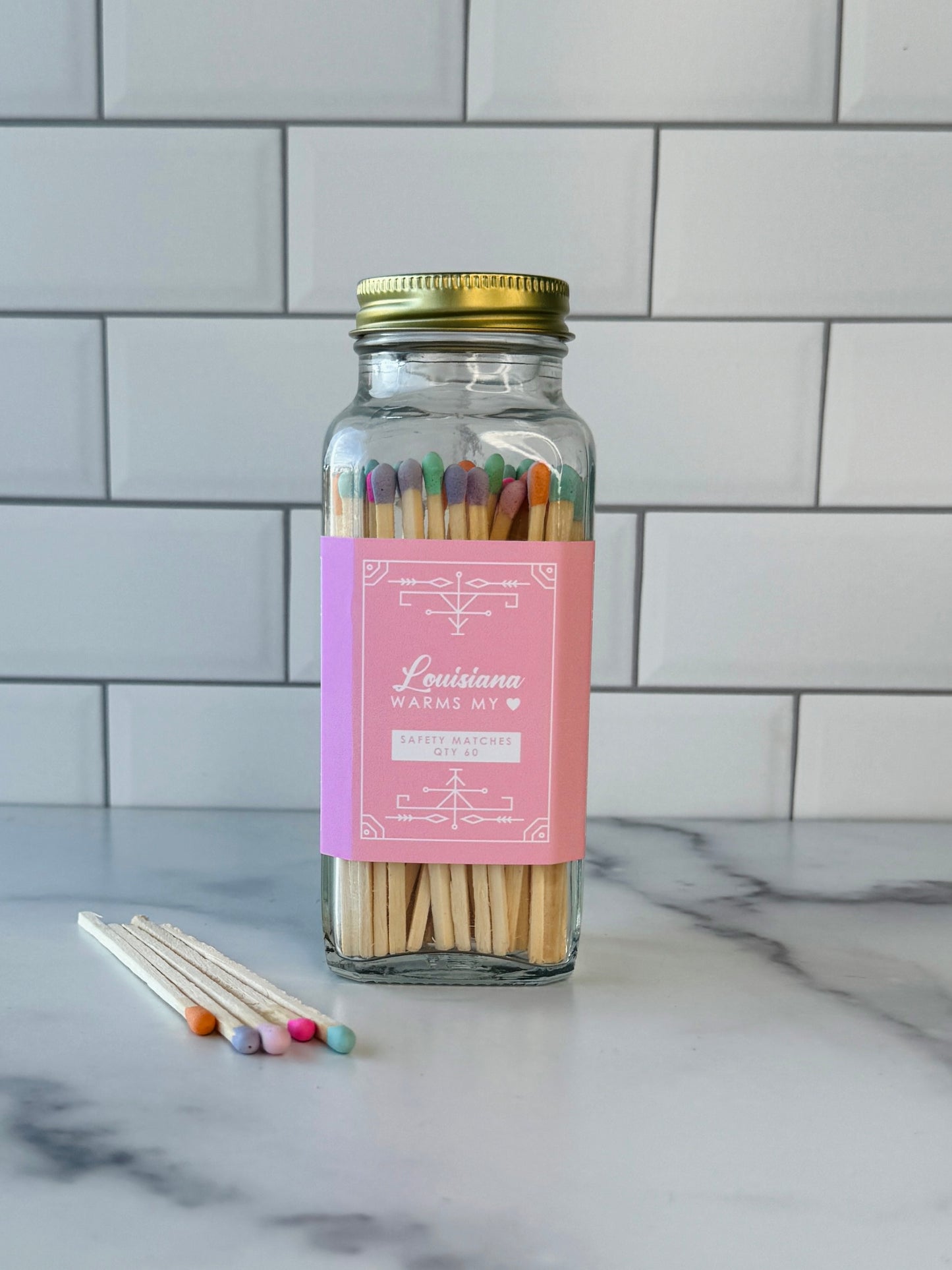 Louisiana Safety Matches - Louisiana Warms My Heart