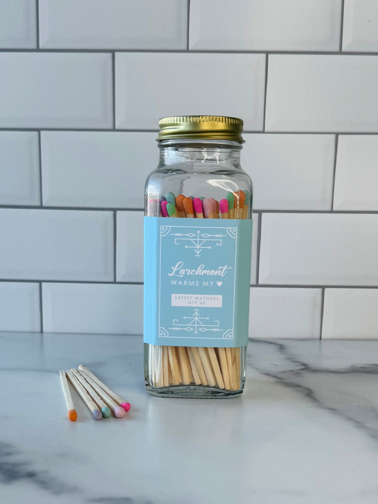 Larchmont Safety Matches - Larchmont Warms My Heart