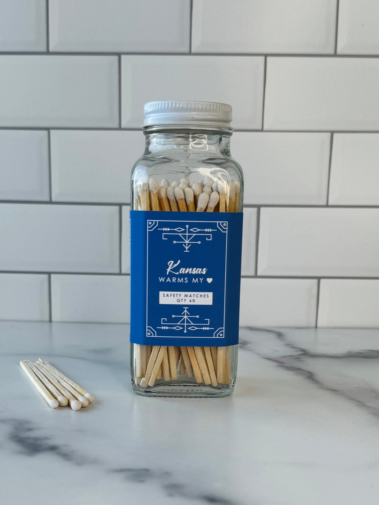 Kansas Safety Matches - Kansas Warms My Heart