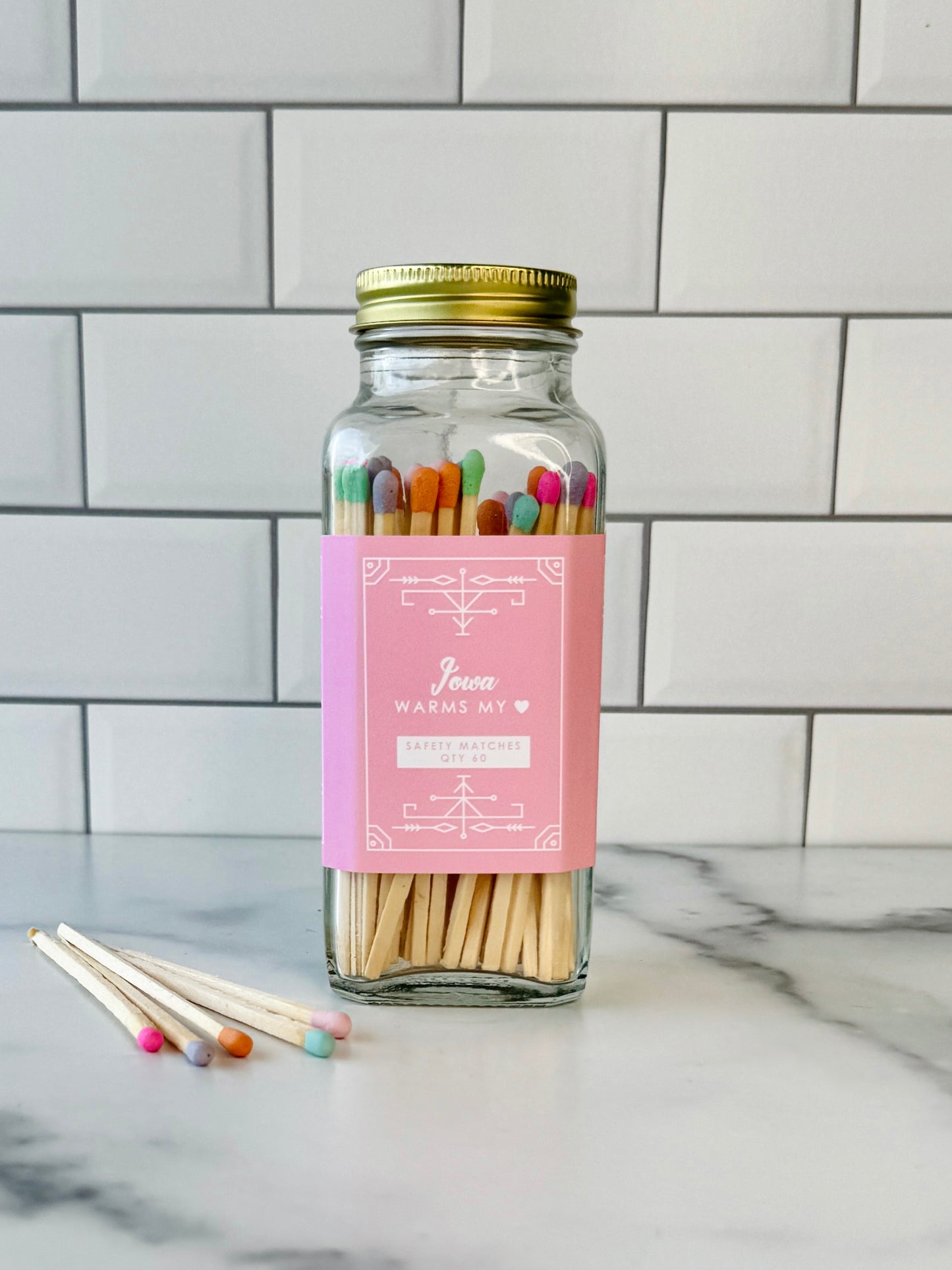 Iowa Safety Matches - Iowa Warms My Heart