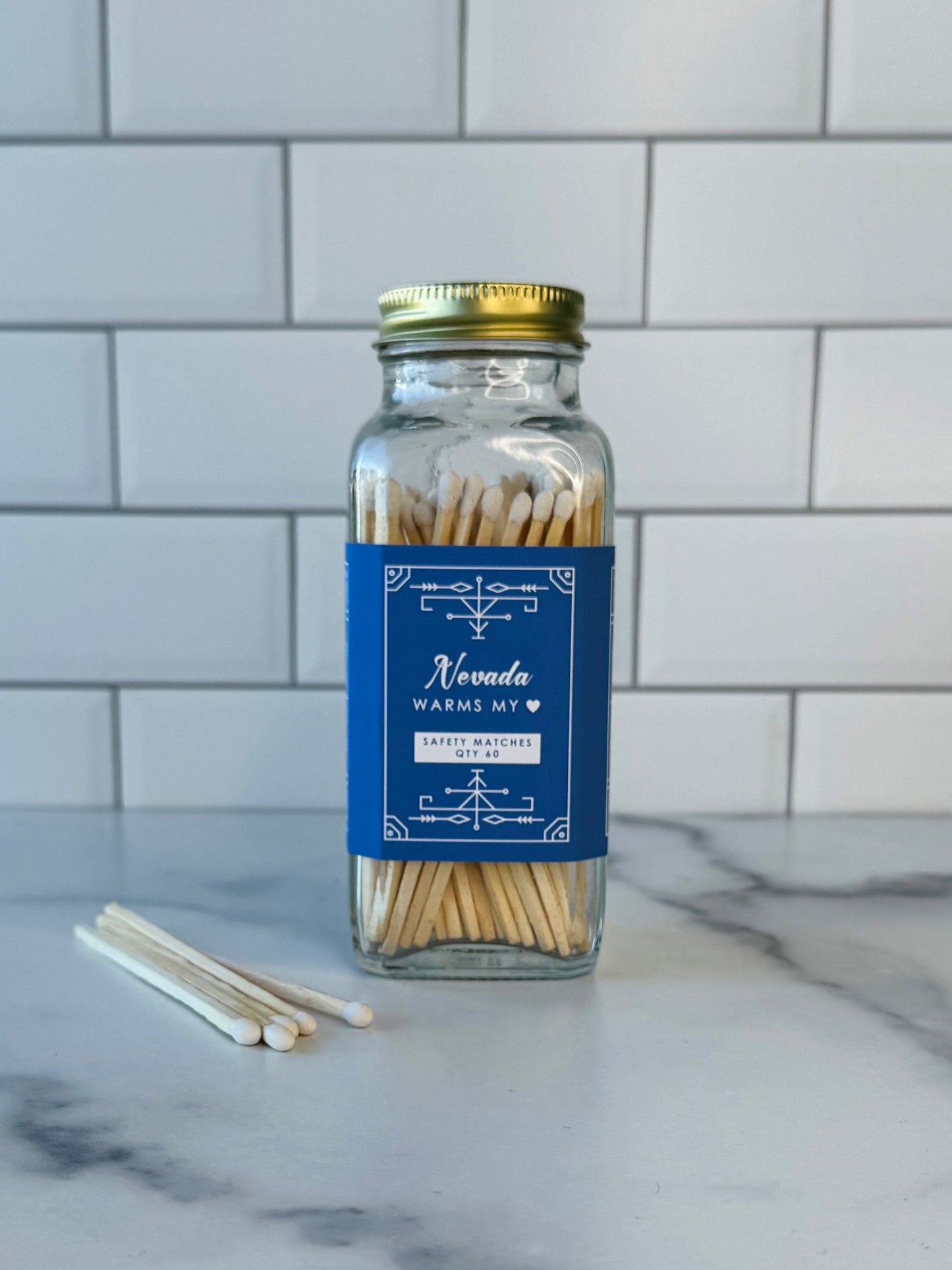 Nevada Safety Matches - Nevada Warms My Heart