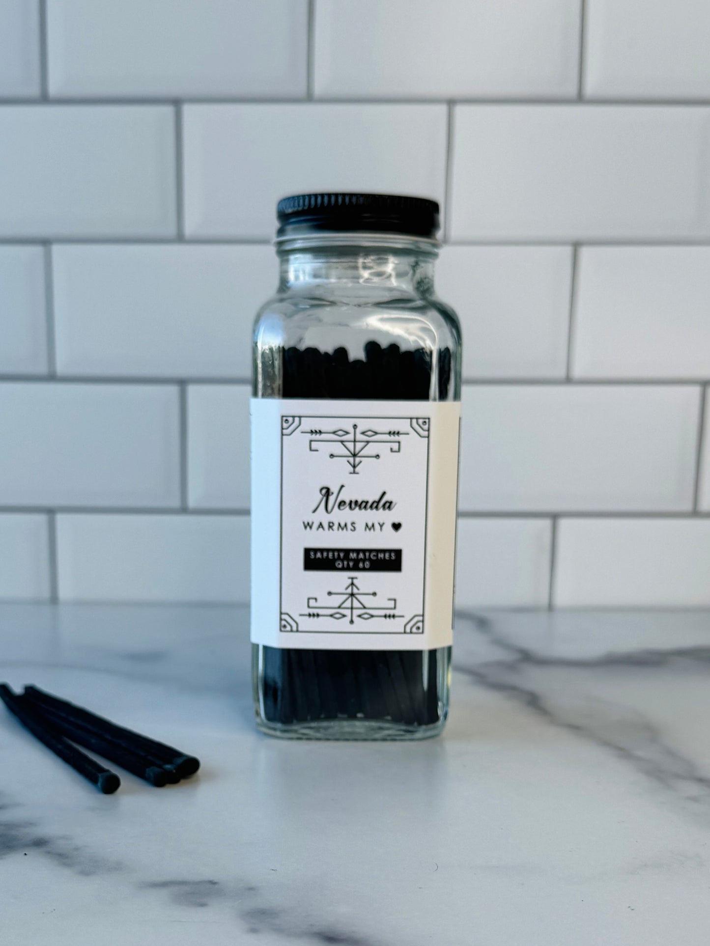 Nevada Safety Matches - Nevada Warms My Heart