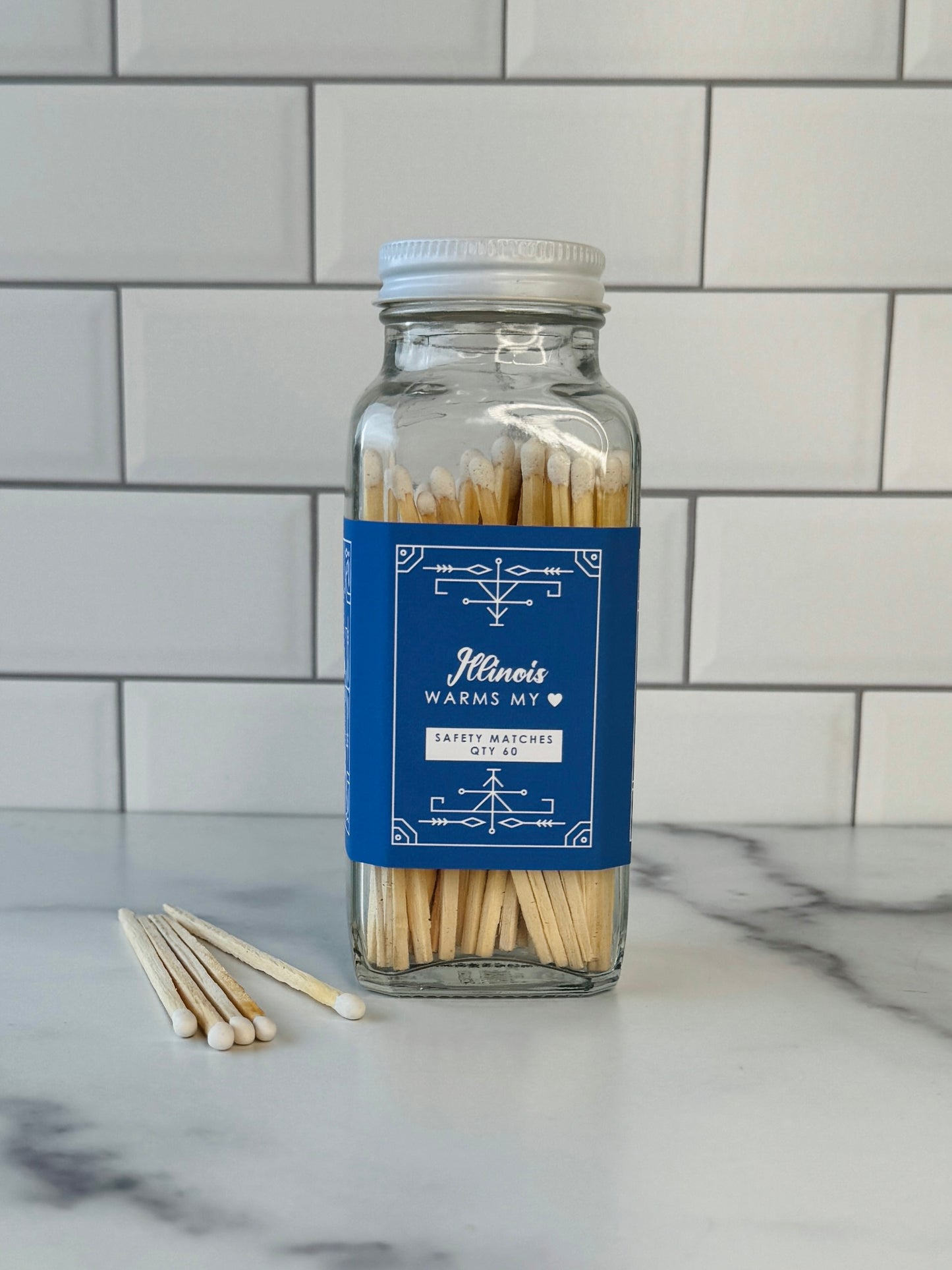 Illinois Safety Matches - Illinois Warms My Heart