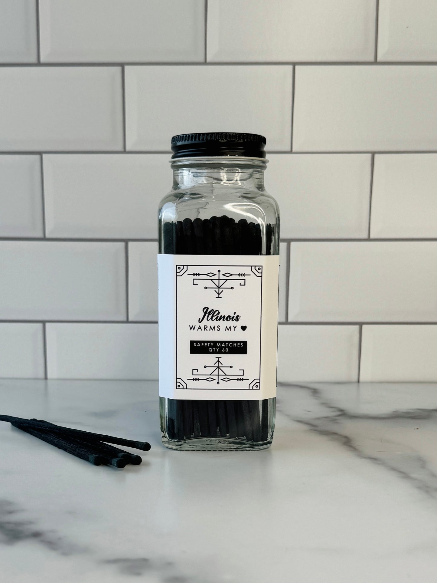 Illinois Safety Matches - Illinois Warms My Heart