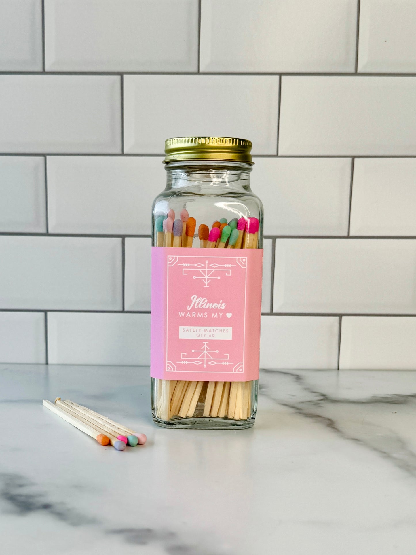 Illinois Safety Matches - Illinois Warms My Heart