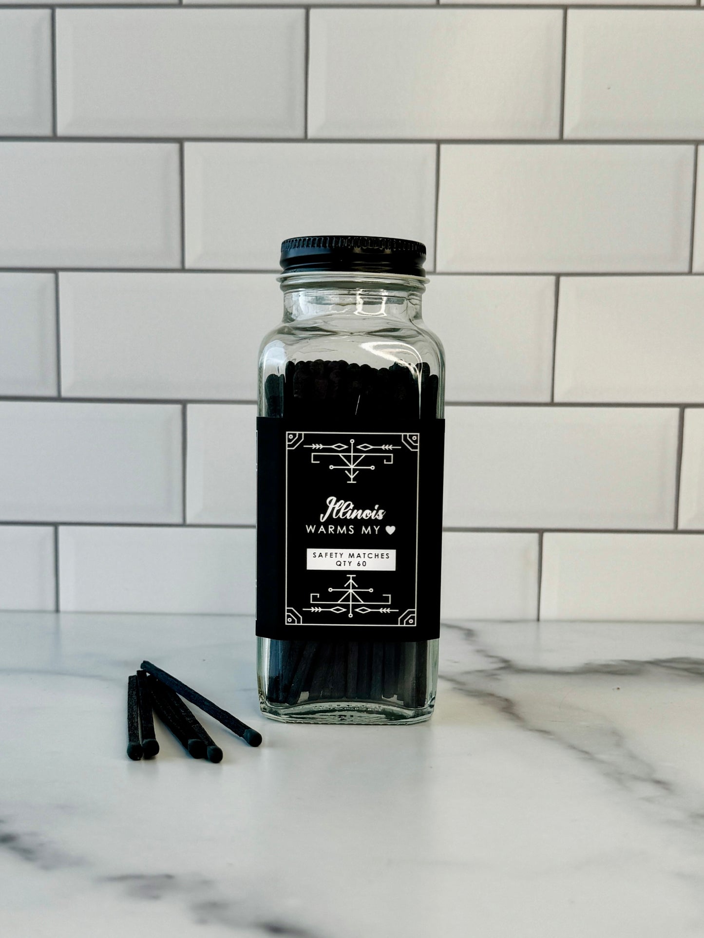 Illinois Safety Matches - Illinois Warms My Heart