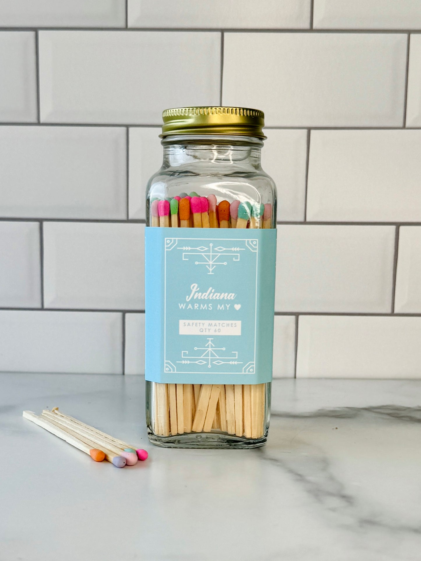 Indiana Safety Matches - Indiana Warms My Heart