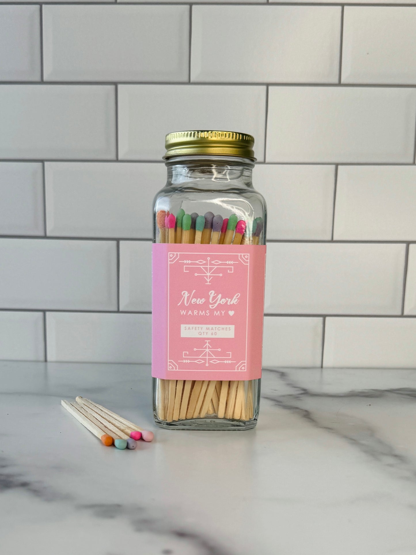 New York Safety Matches - New York Warms My Heart