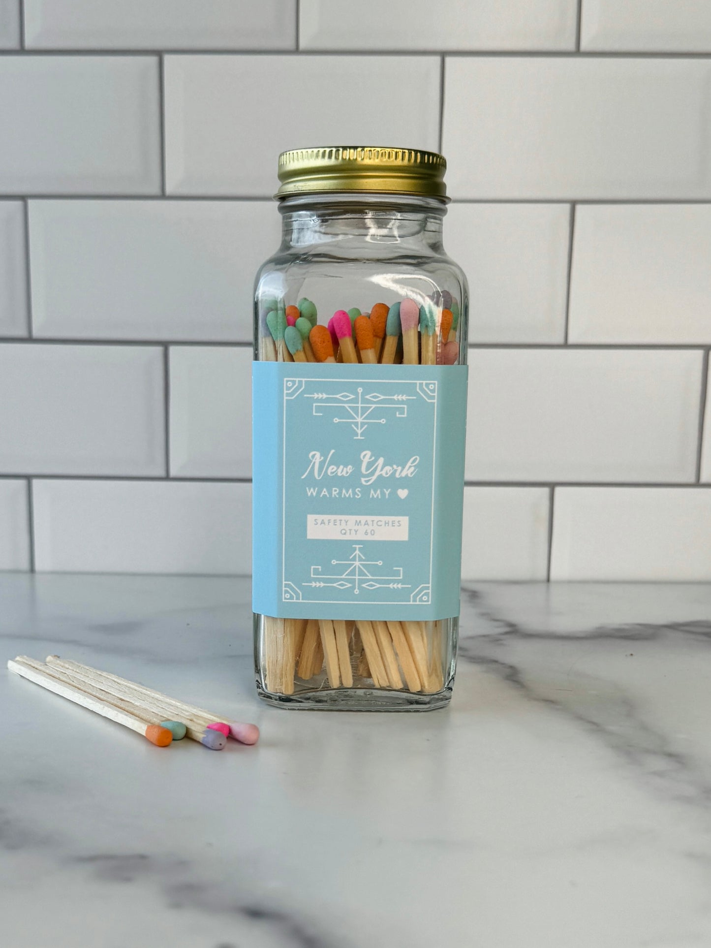 New York Safety Matches - New York Warms My Heart