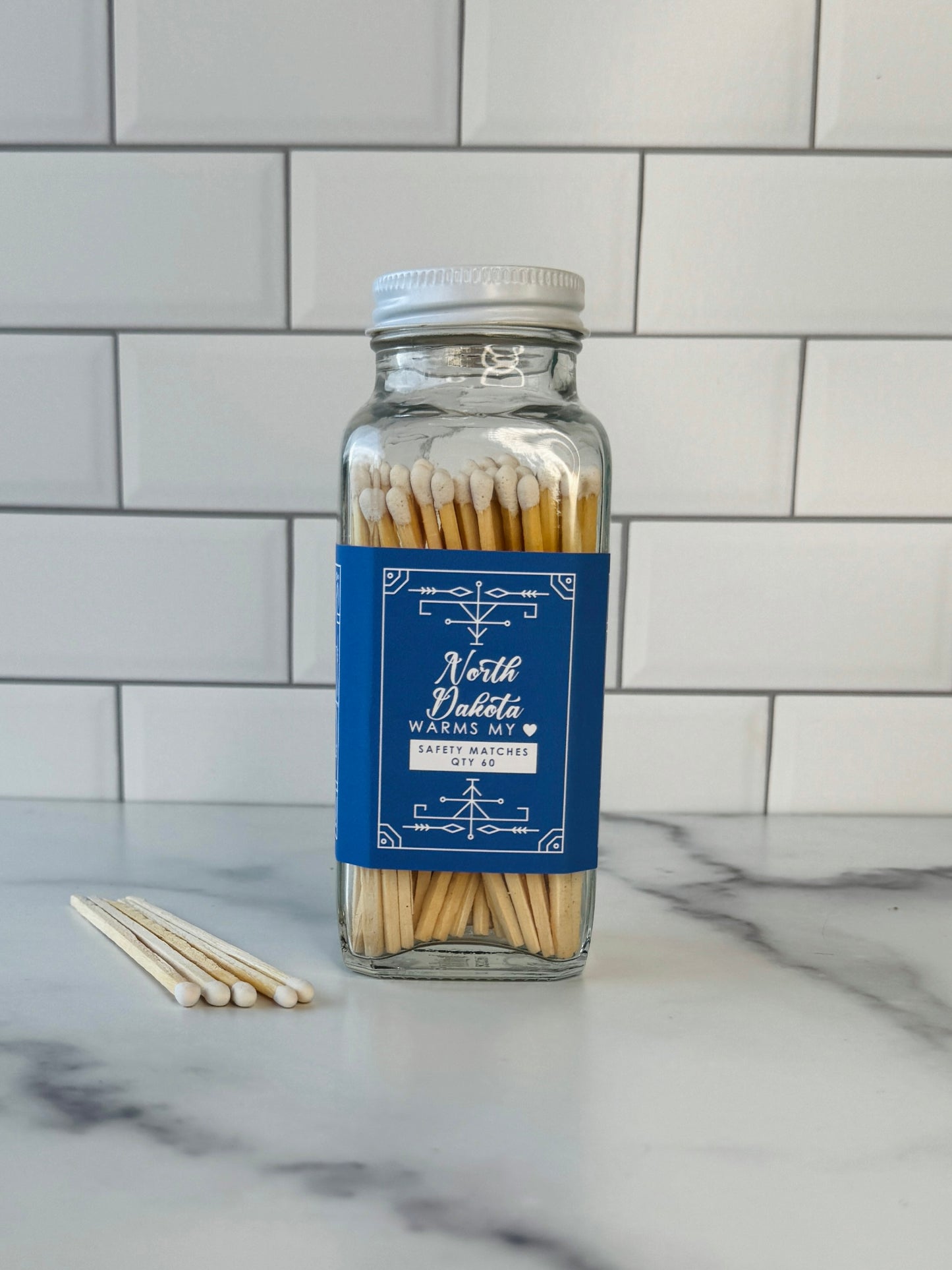 North Dakota Safety Matches - North Dakota Warms My Heart