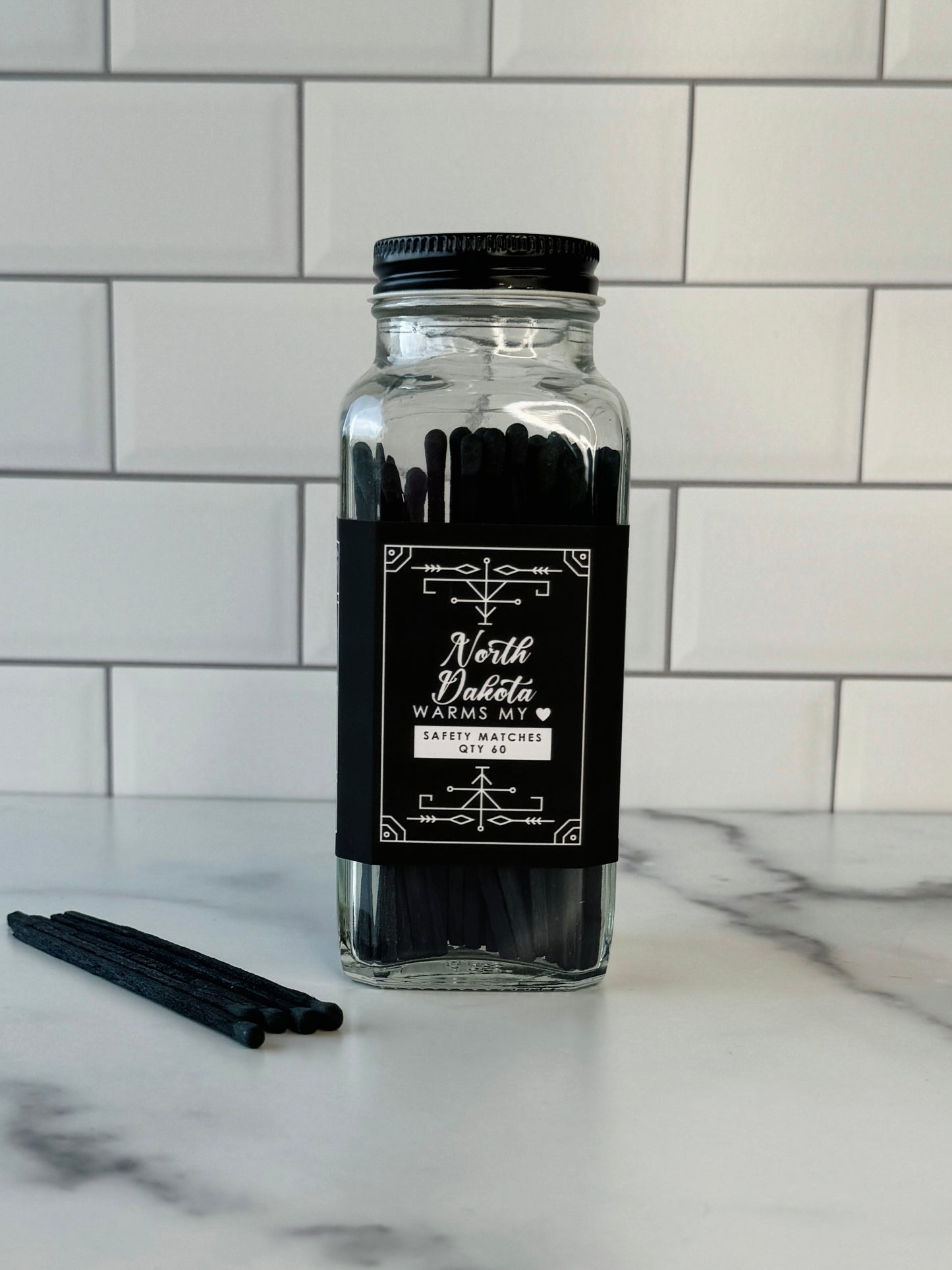 North Dakota Safety Matches - North Dakota Warms My Heart