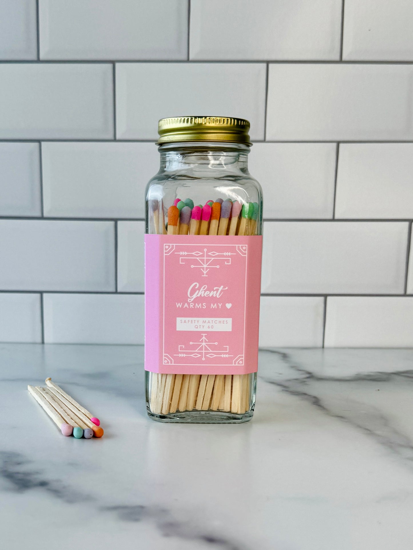 Ghent Safety Matches - Ghent Warms My Heart