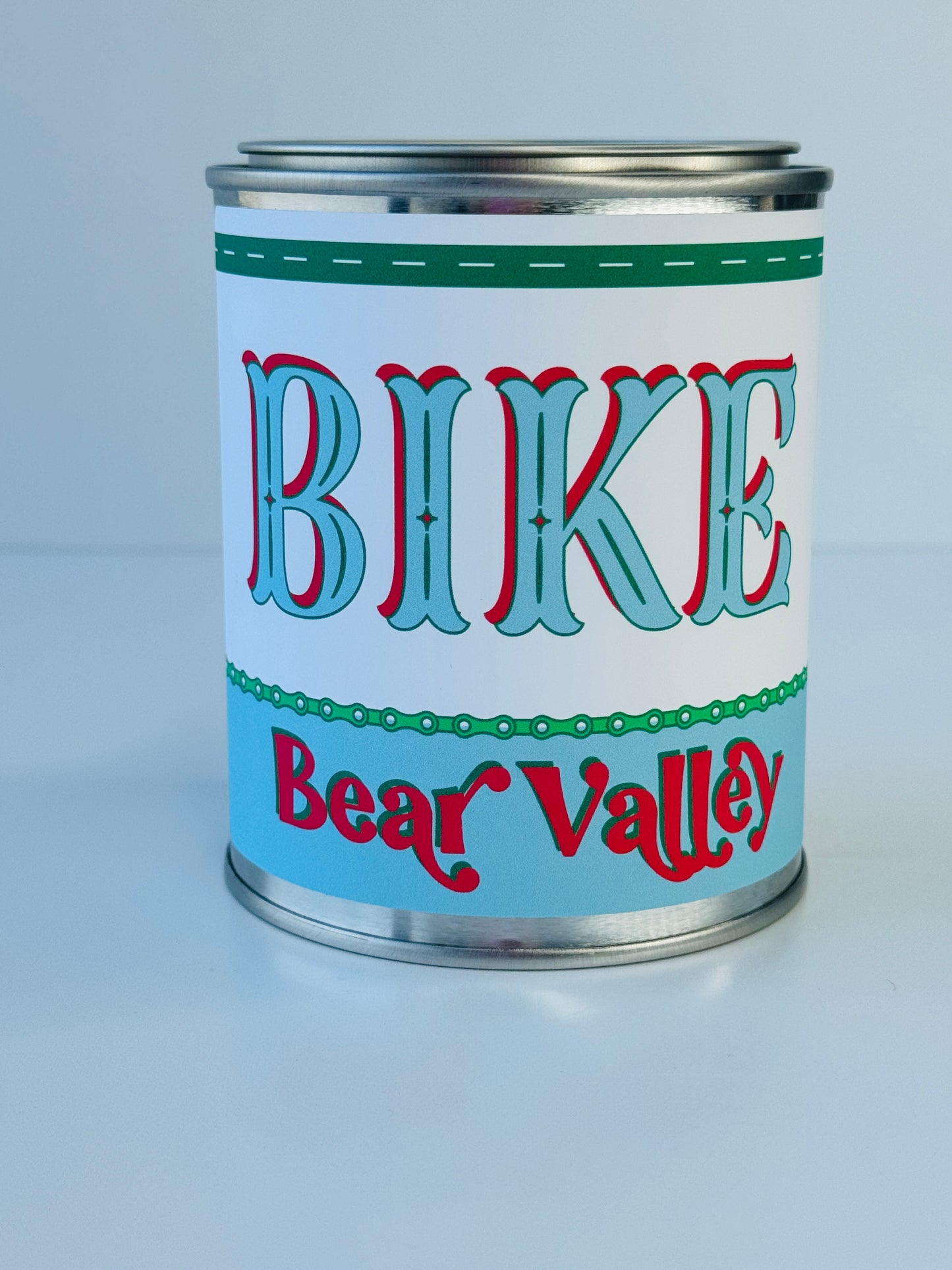 Bike Bear Valley - Paint Tin Candle