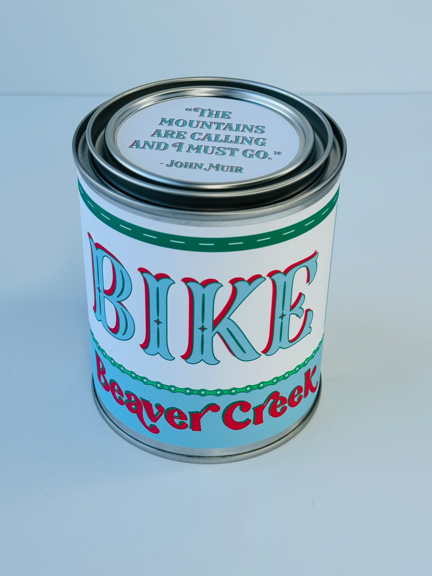 Bike Beaver Creek - Paint Tin Candle