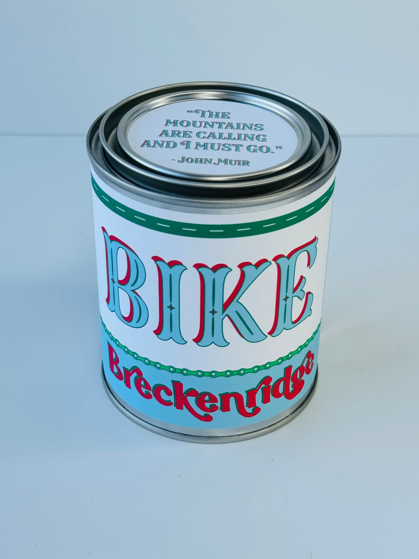 Bike Breckenridge - Paint Tin Candle