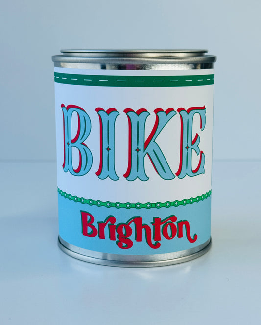 Bike Brighton - Paint Tin Candle