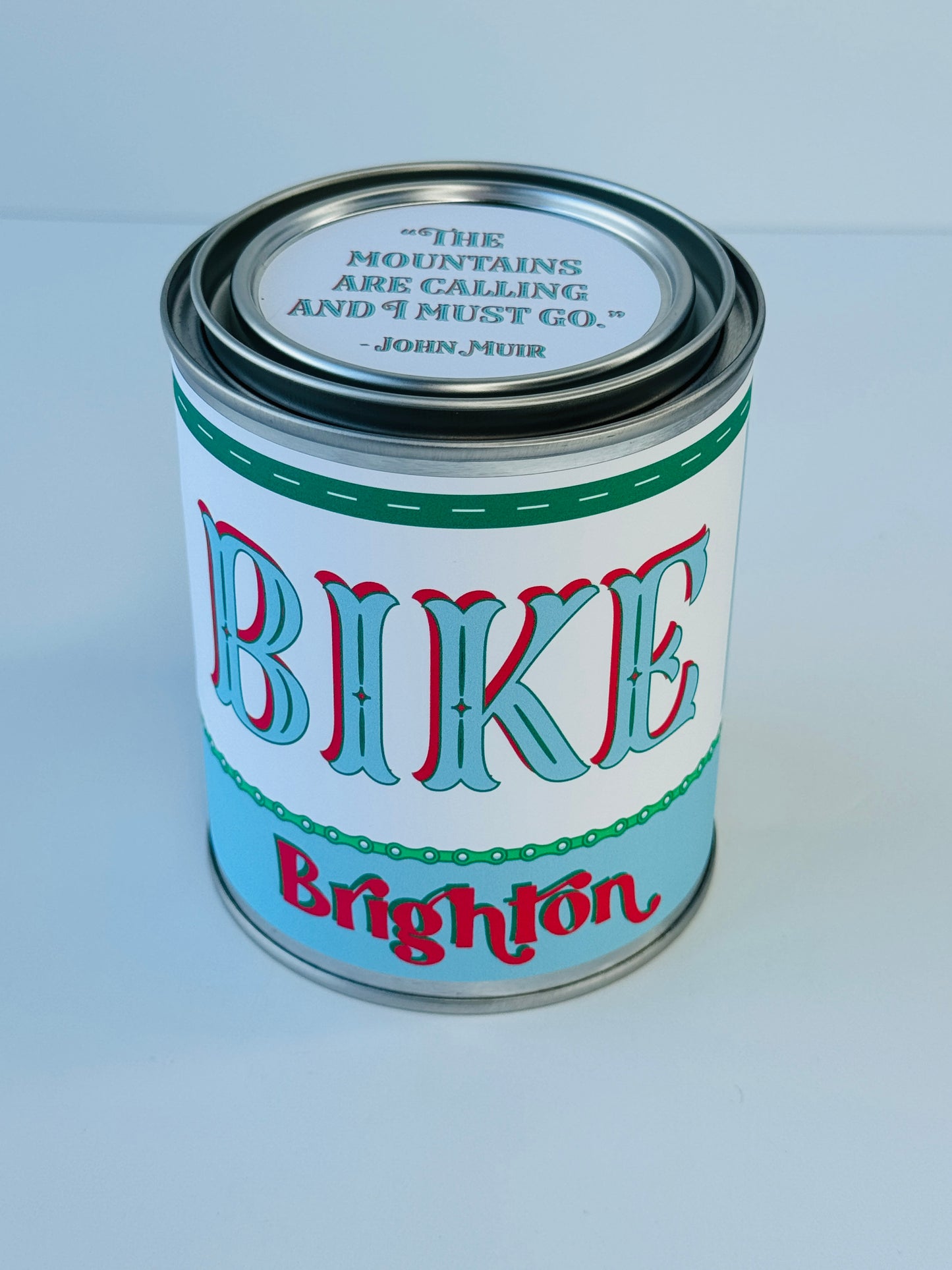 Bike Brighton - Paint Tin Candle