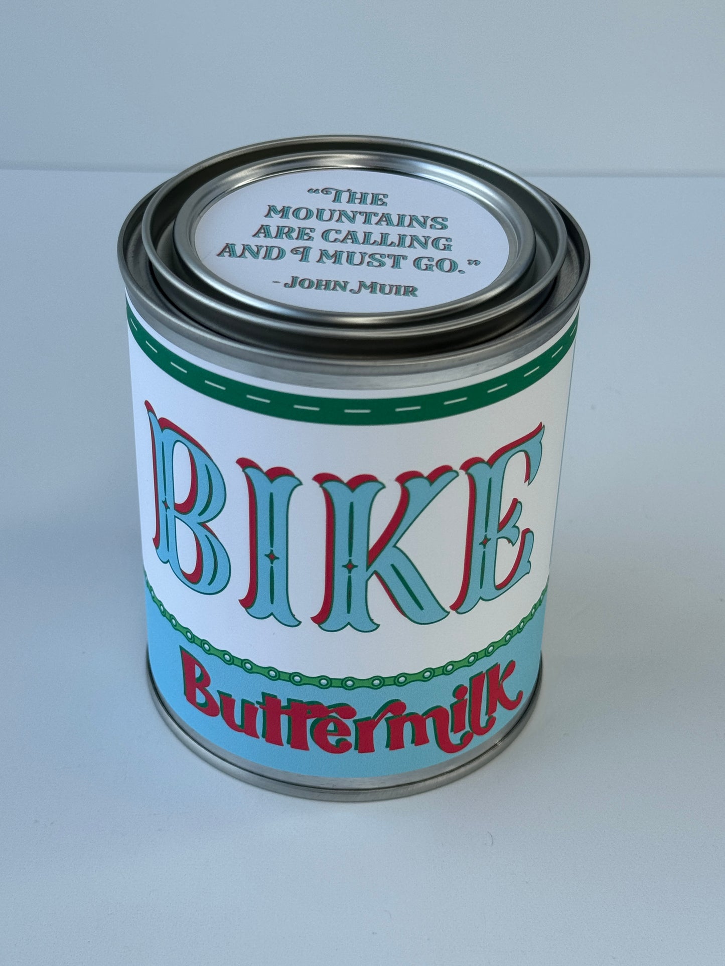Bike Buttermilk - Paint Tin Candle