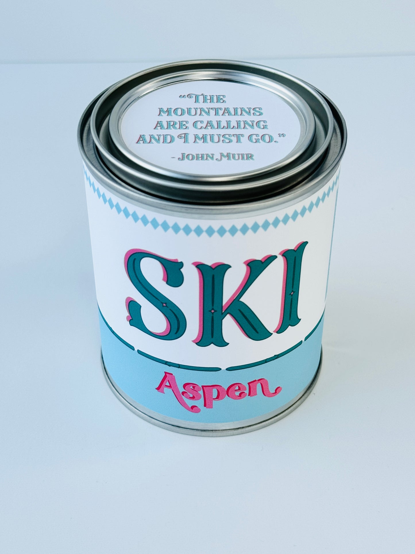 Ski Aspen - Paint Tin Candle
