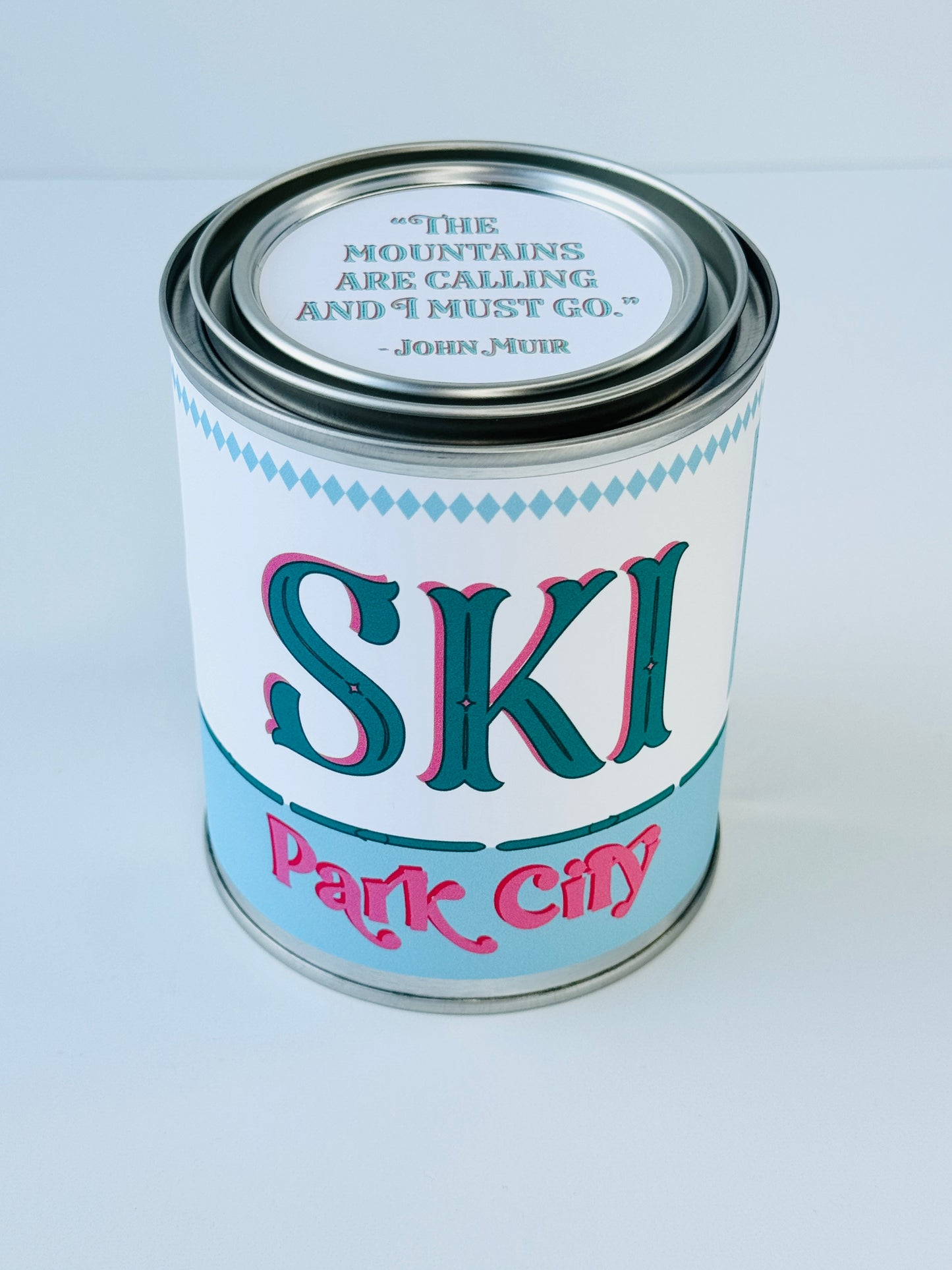 Ski Park City - Paint Tin Candle