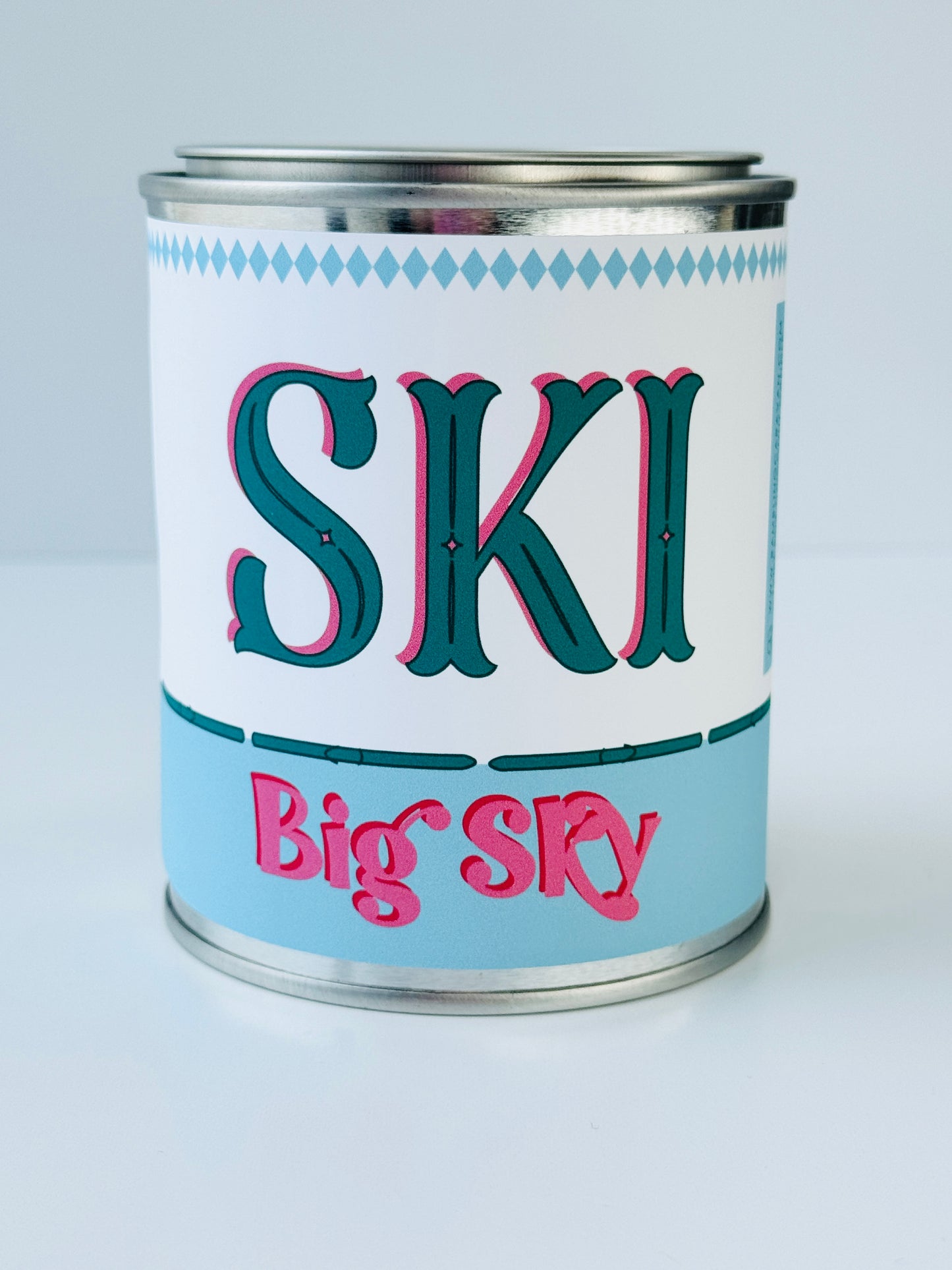Ski Big Sky - Paint Tin Candle