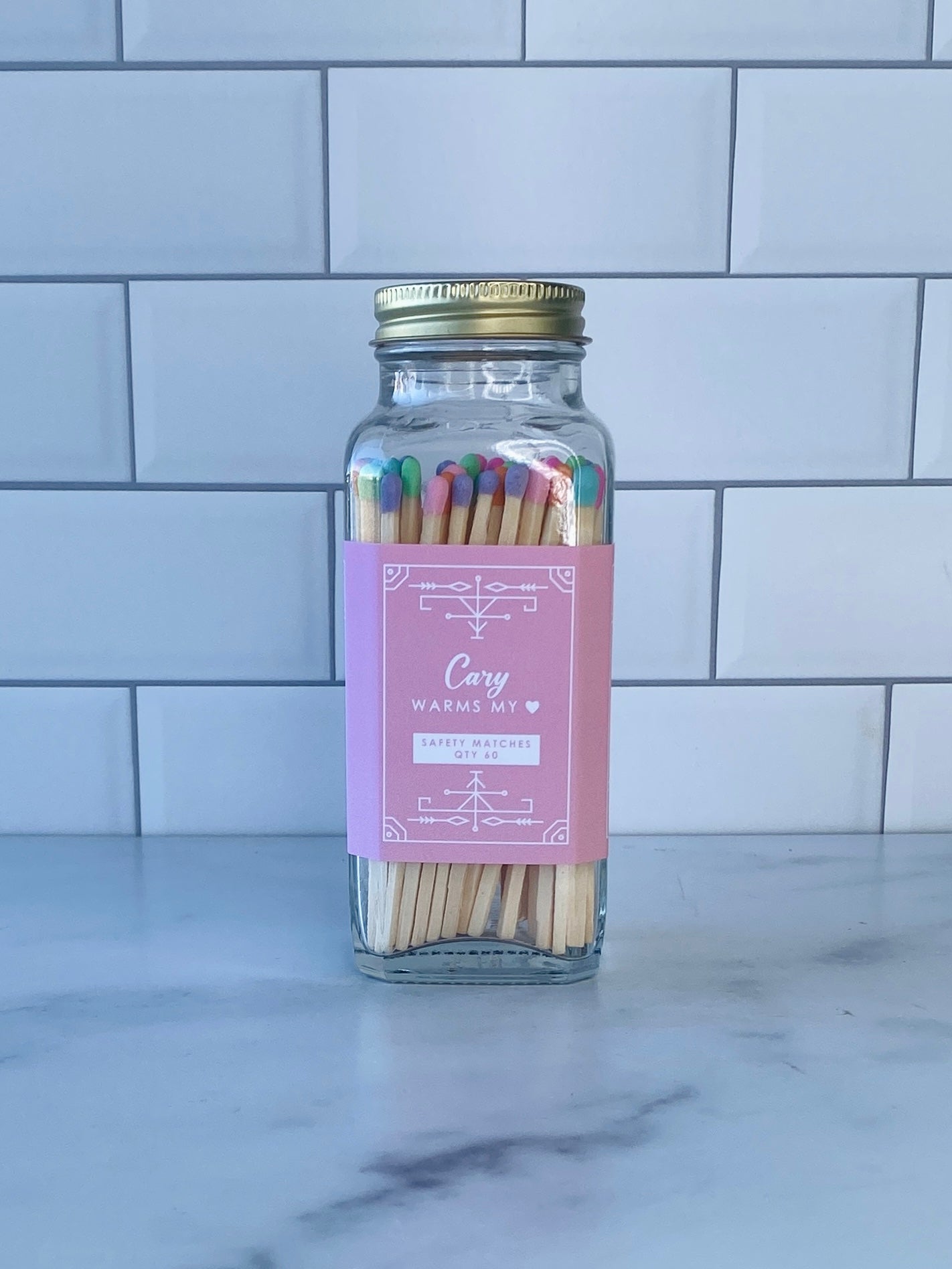 Cary Safety Matches - Cary Warms My Heart