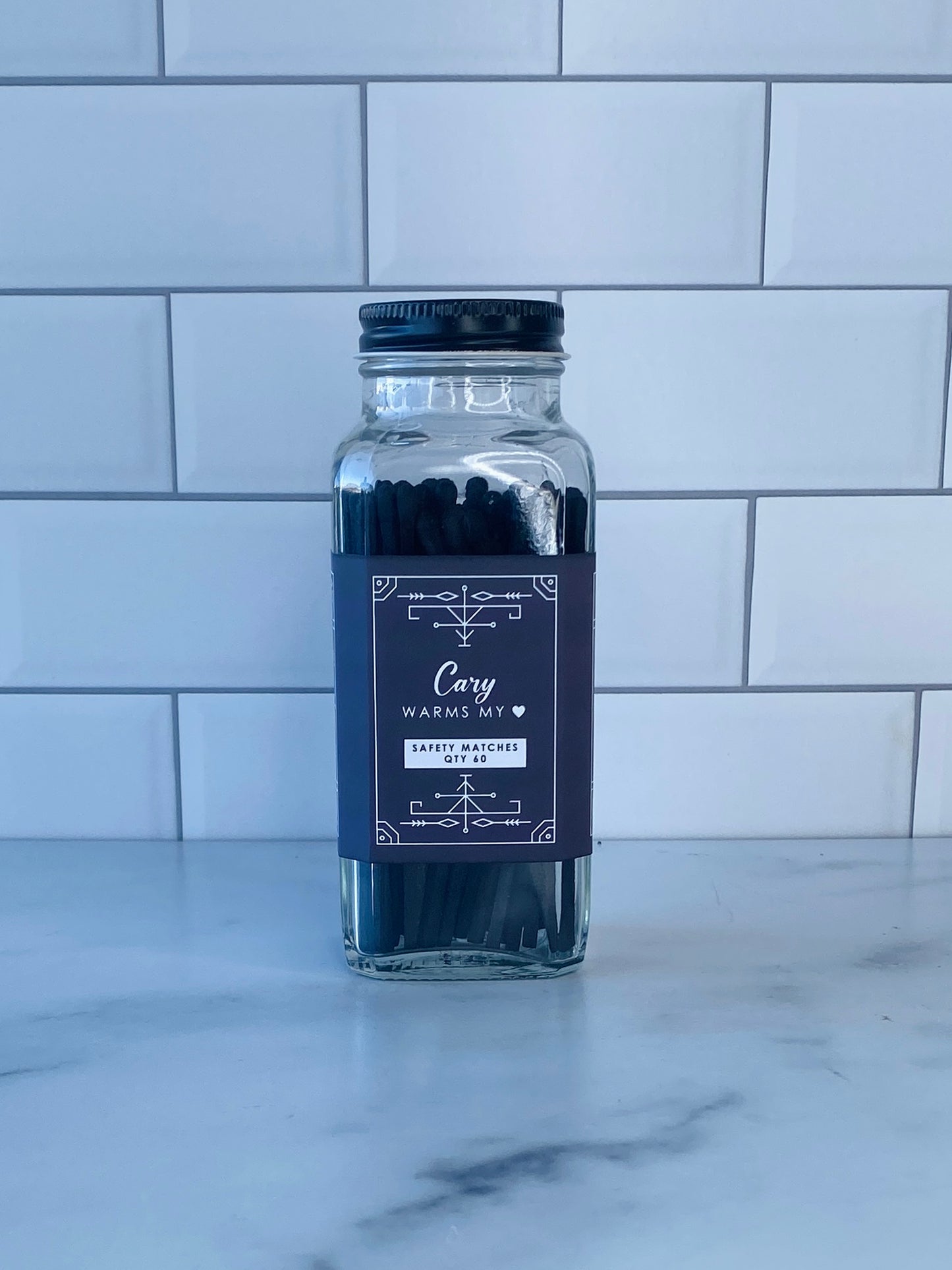 Cary Safety Matches - Cary Warms My Heart