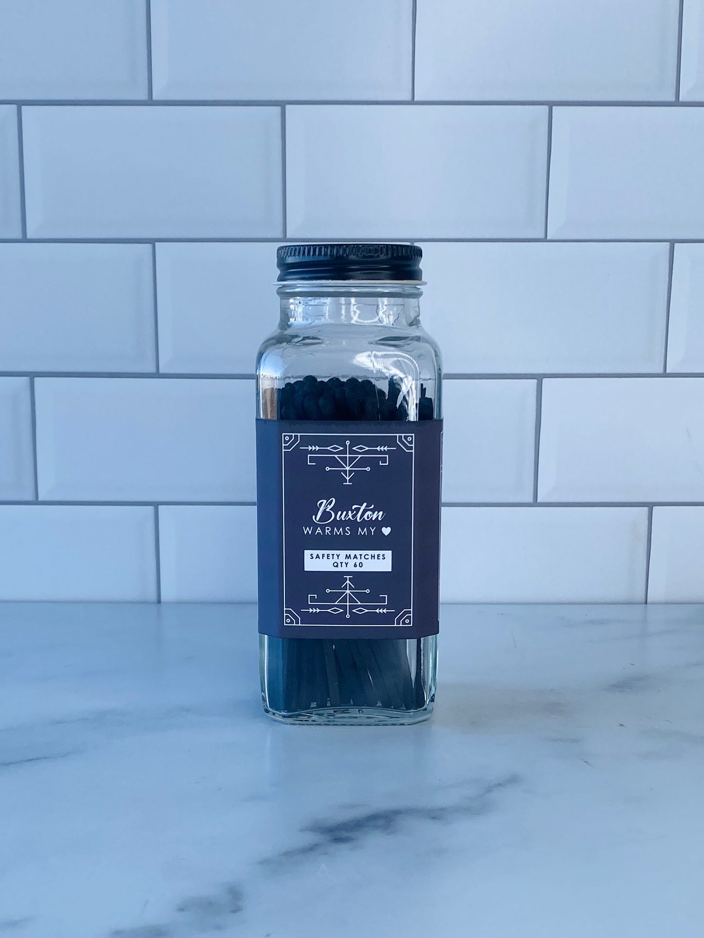 Buxton Safety Matches - Buxton Warms My Heart