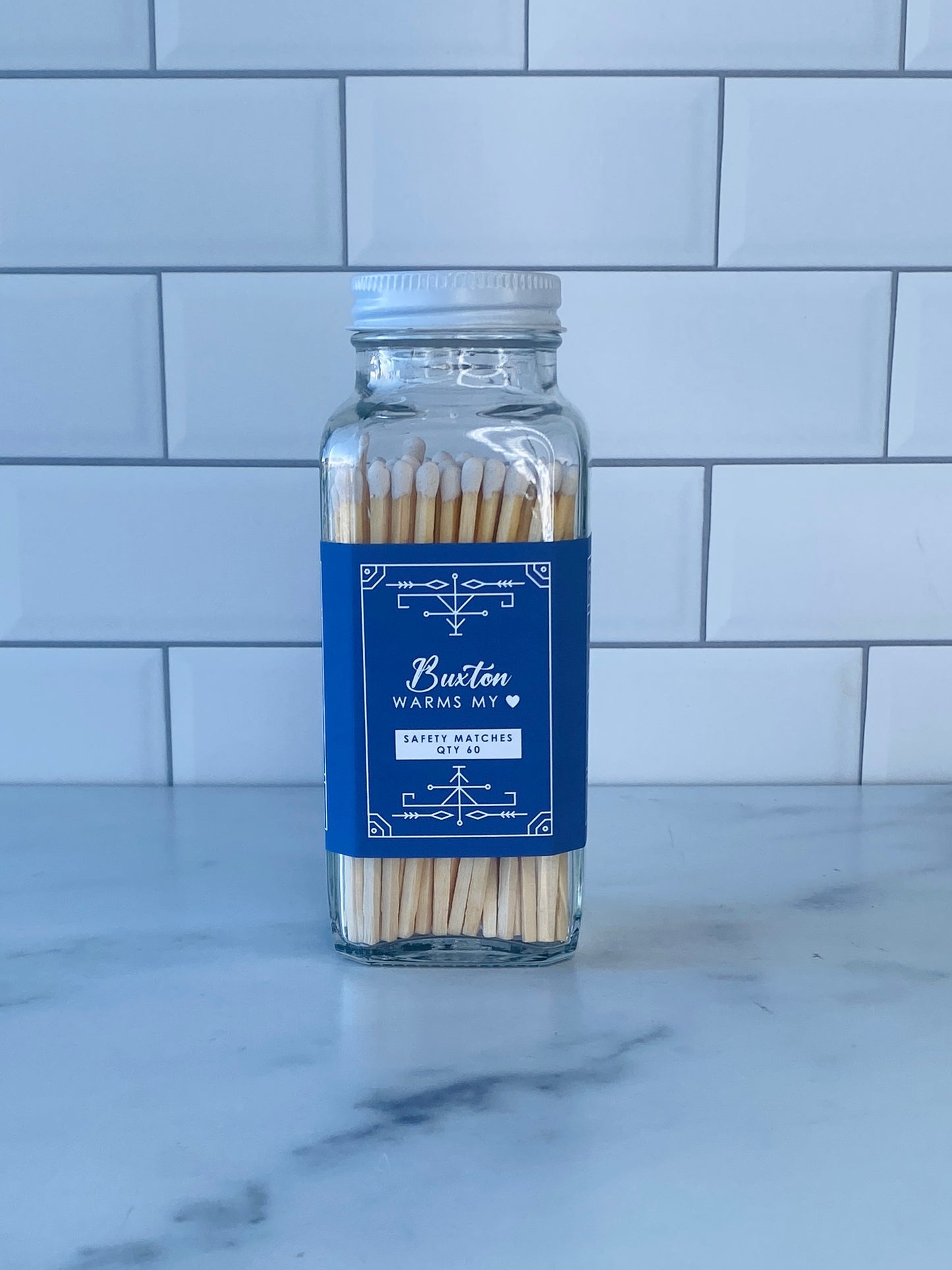 Buxton Safety Matches - Buxton Warms My Heart