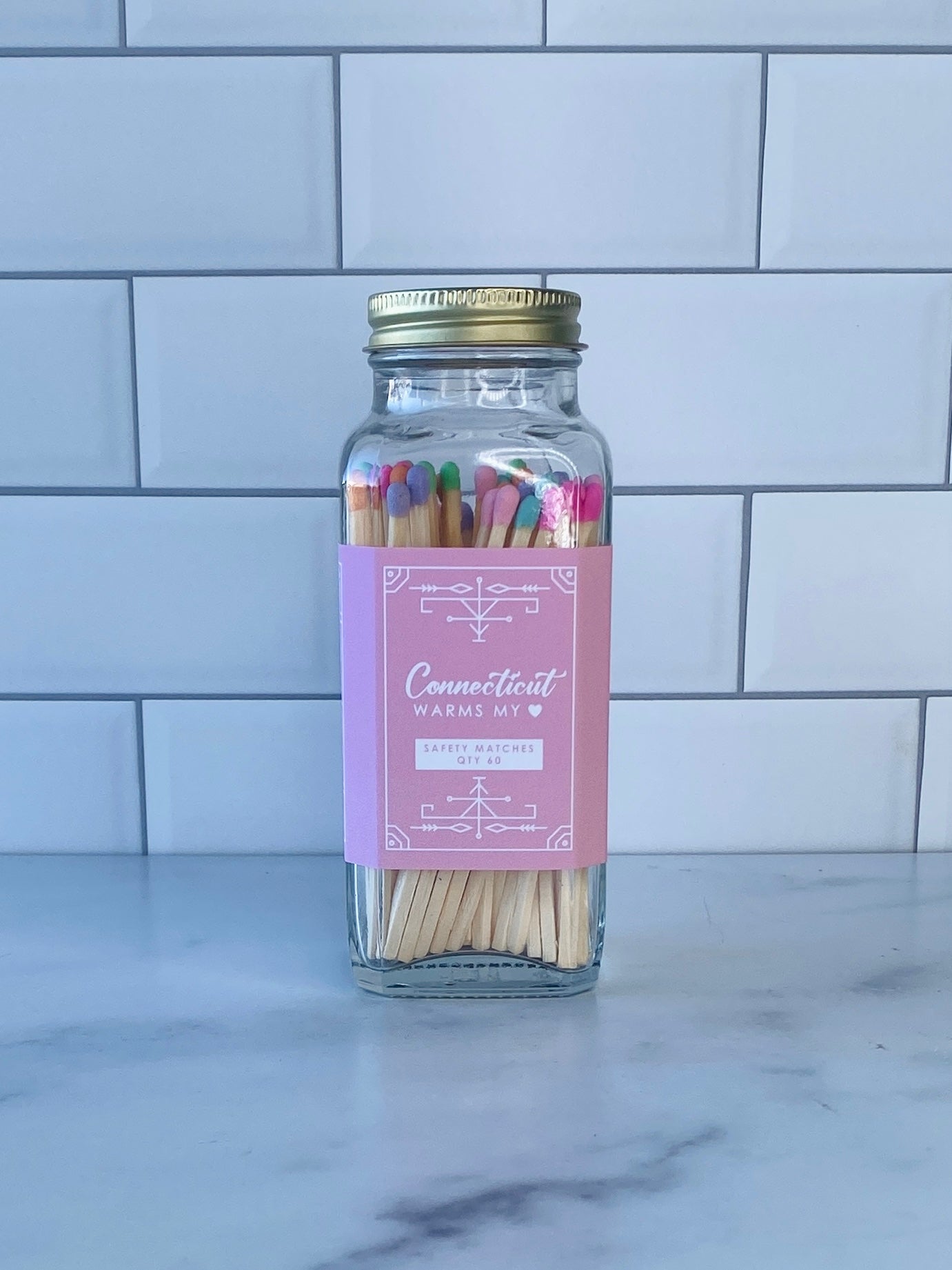 Connecticut Safety Matches - Connecticut Warms My Heart