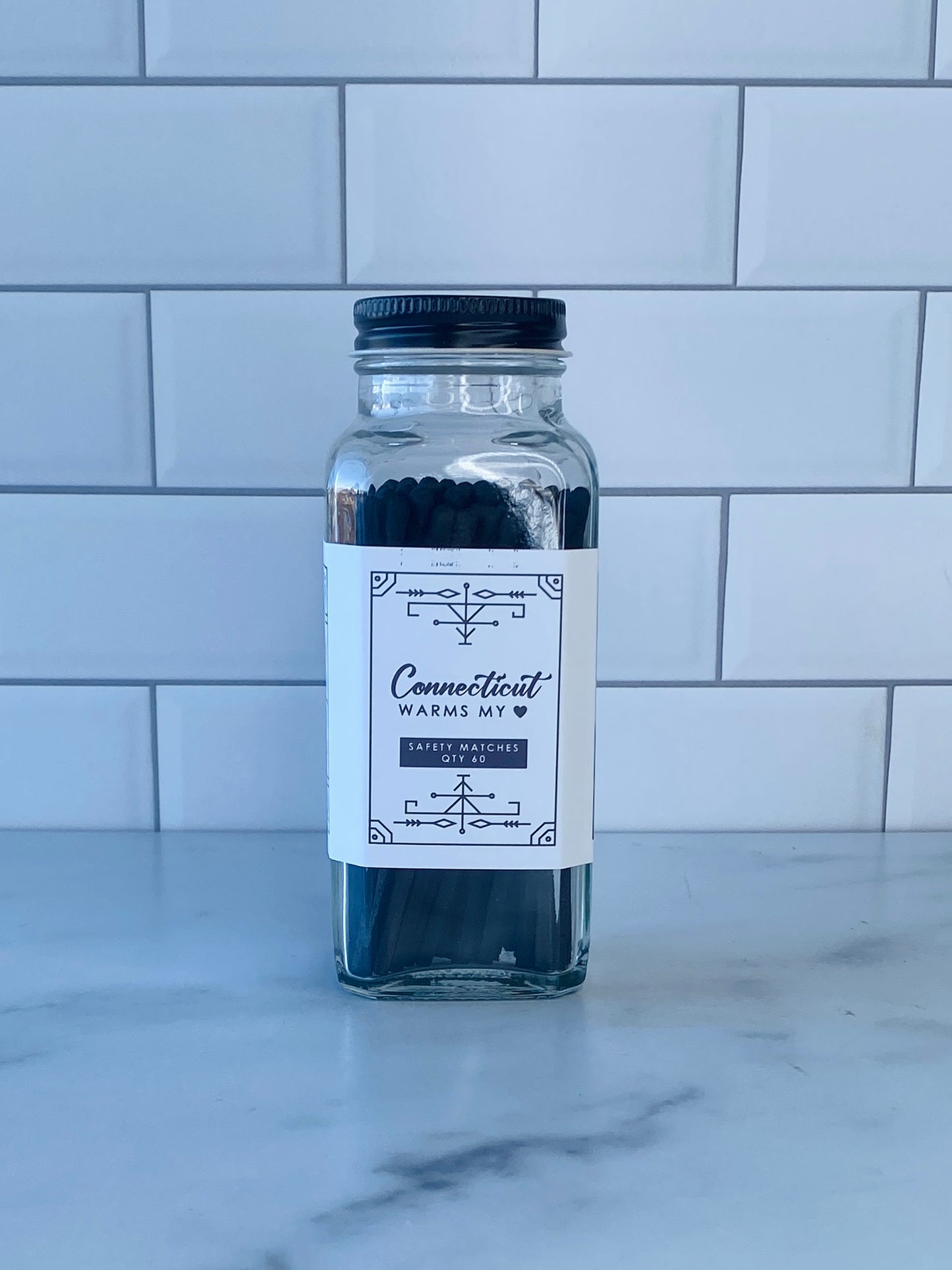 Connecticut Safety Matches - Connecticut Warms My Heart