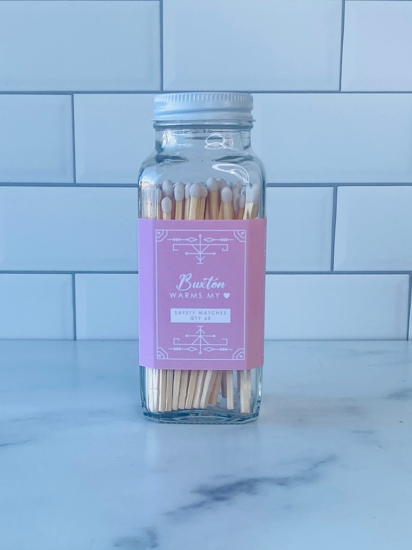 Buxton Safety Matches - Buxton Warms My Heart