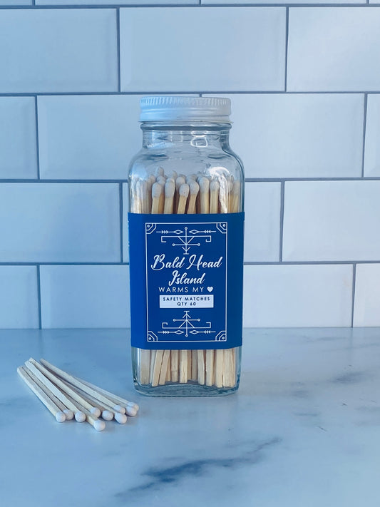 Bald Head Island Safety Matches - Bald Head Island Warms My Heart