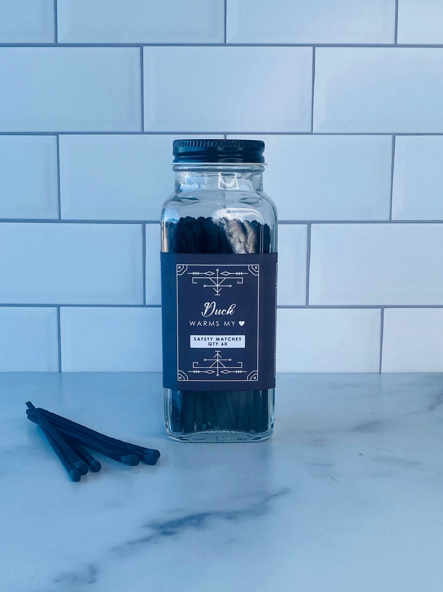 Duck Safety Matches - Duck Warms My Heart