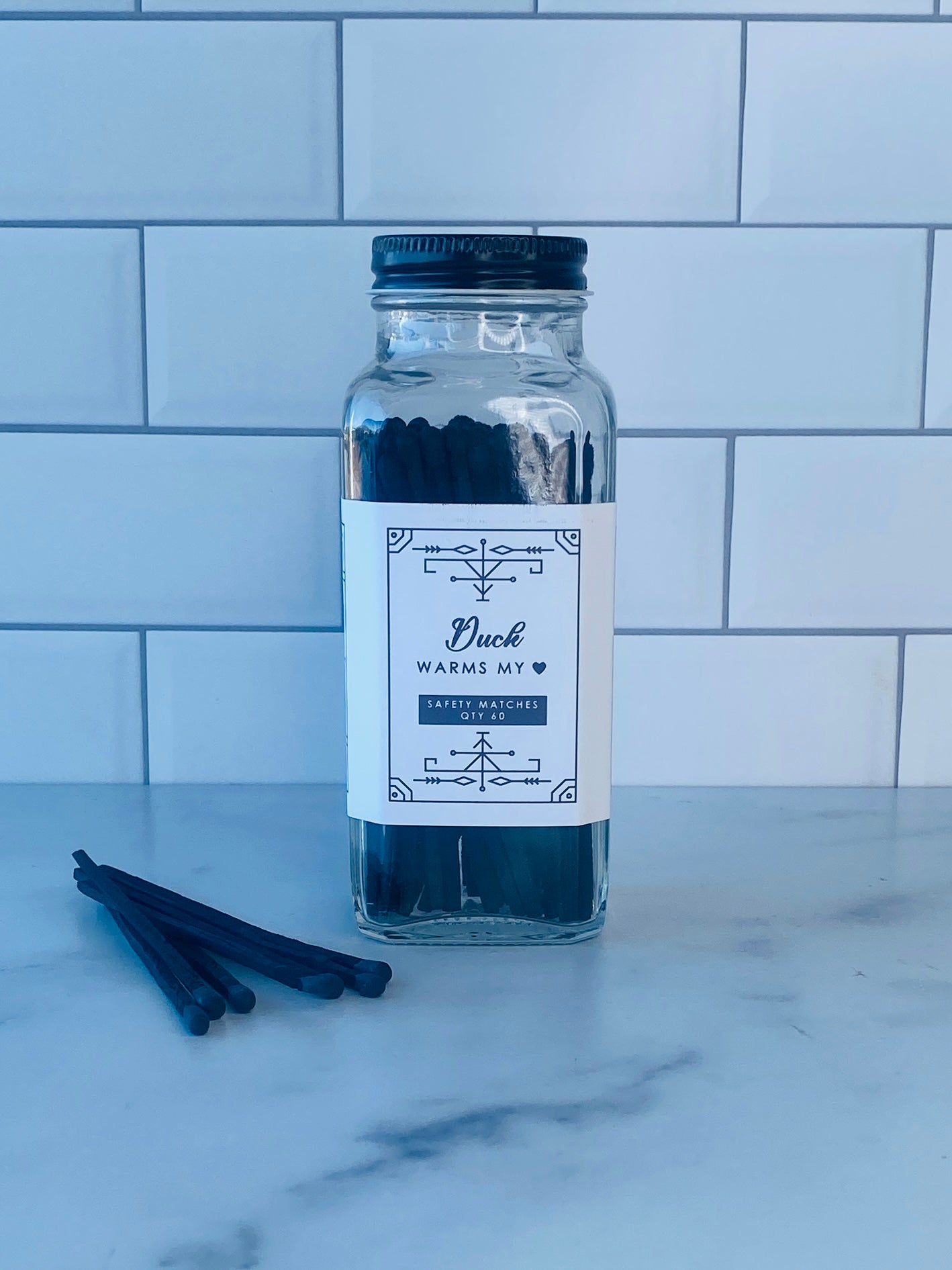 Duck Safety Matches - Duck Warms My Heart