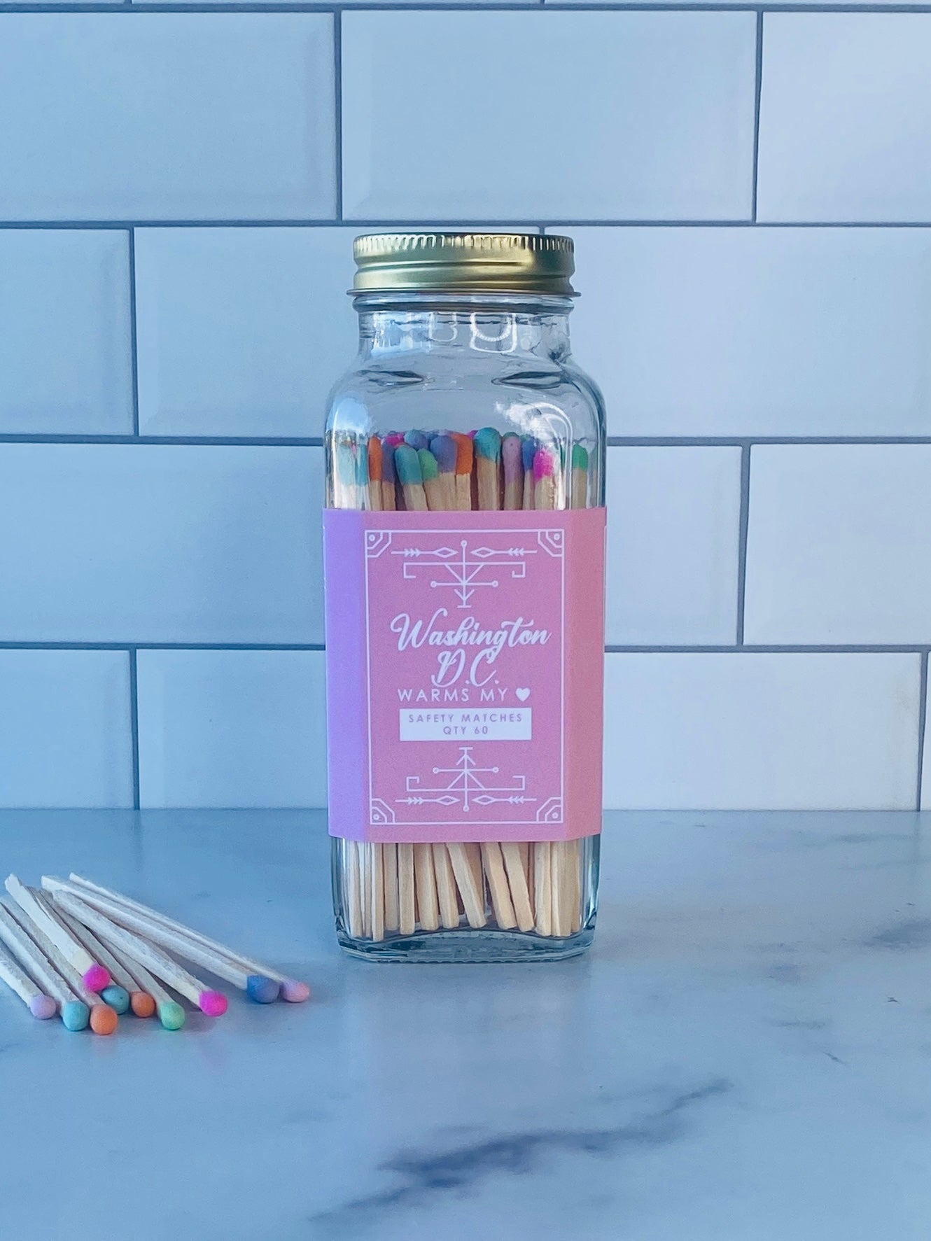 Washington DC Safety Matches - Washington DC Warms My Heart