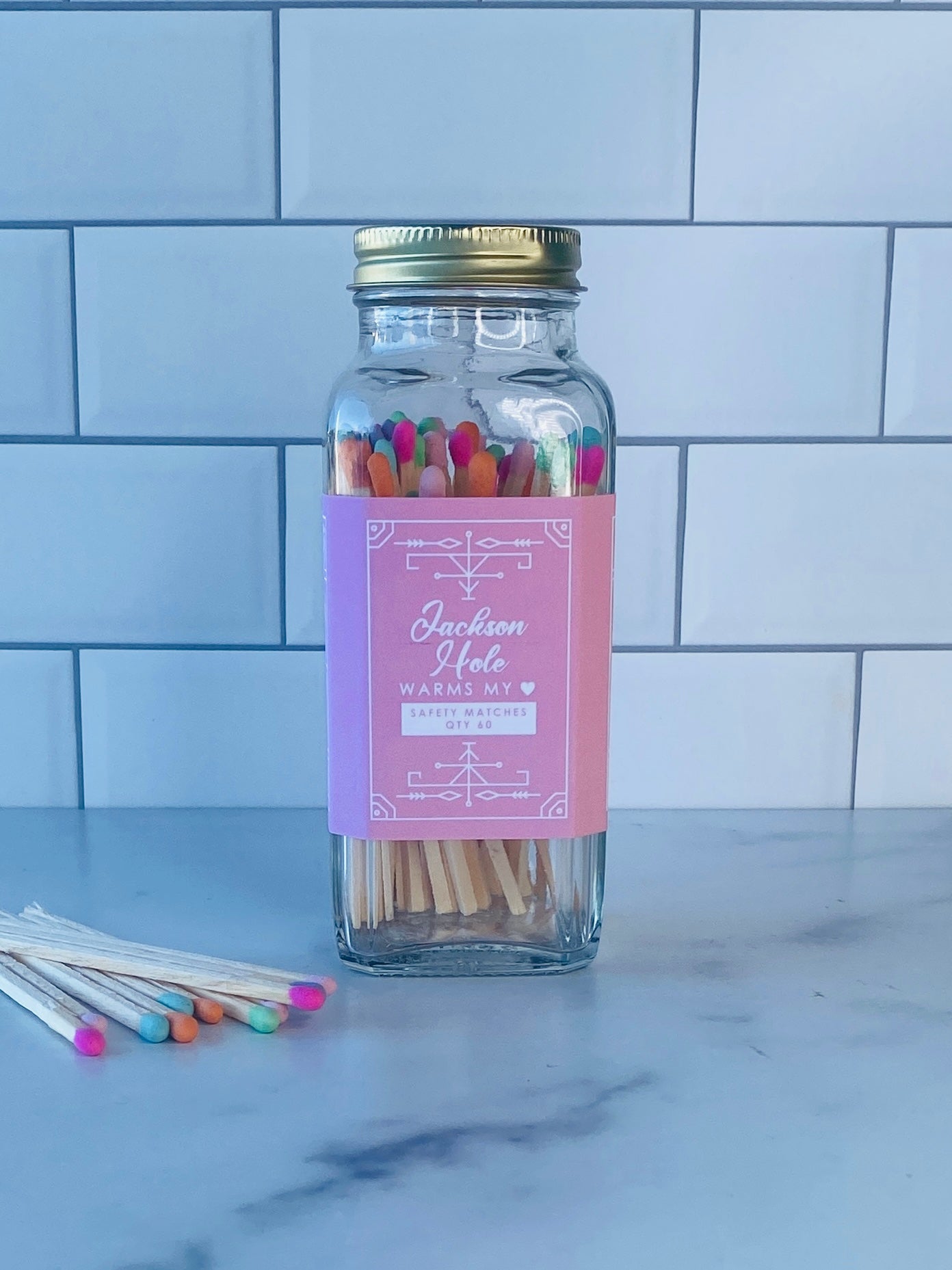 Jackson Hole Safety Matches - Jackson Hole Warms My Heart