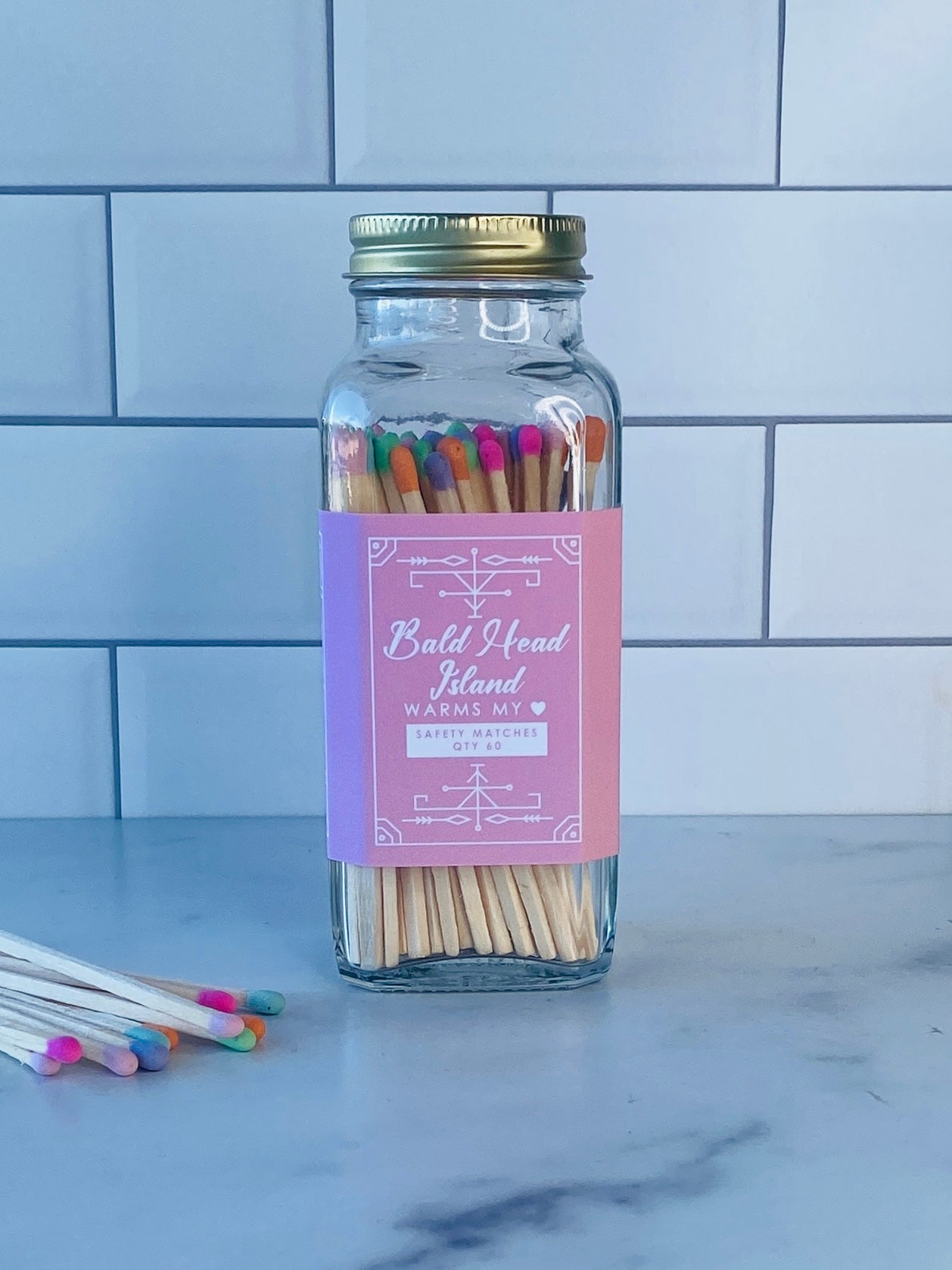 Bald Head Island Safety Matches - Bald Head Island Warms My Heart